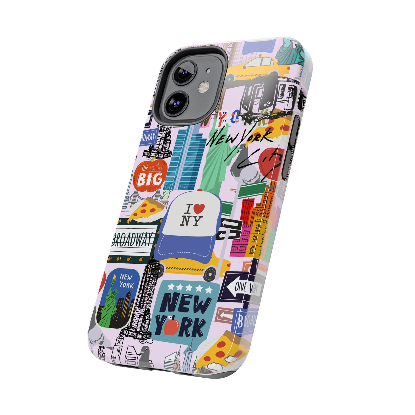 New York Phone Case, NYC Collage Phone Case, Aesthetic Manhattan Phone Case, NY Style Tough Phone Cases