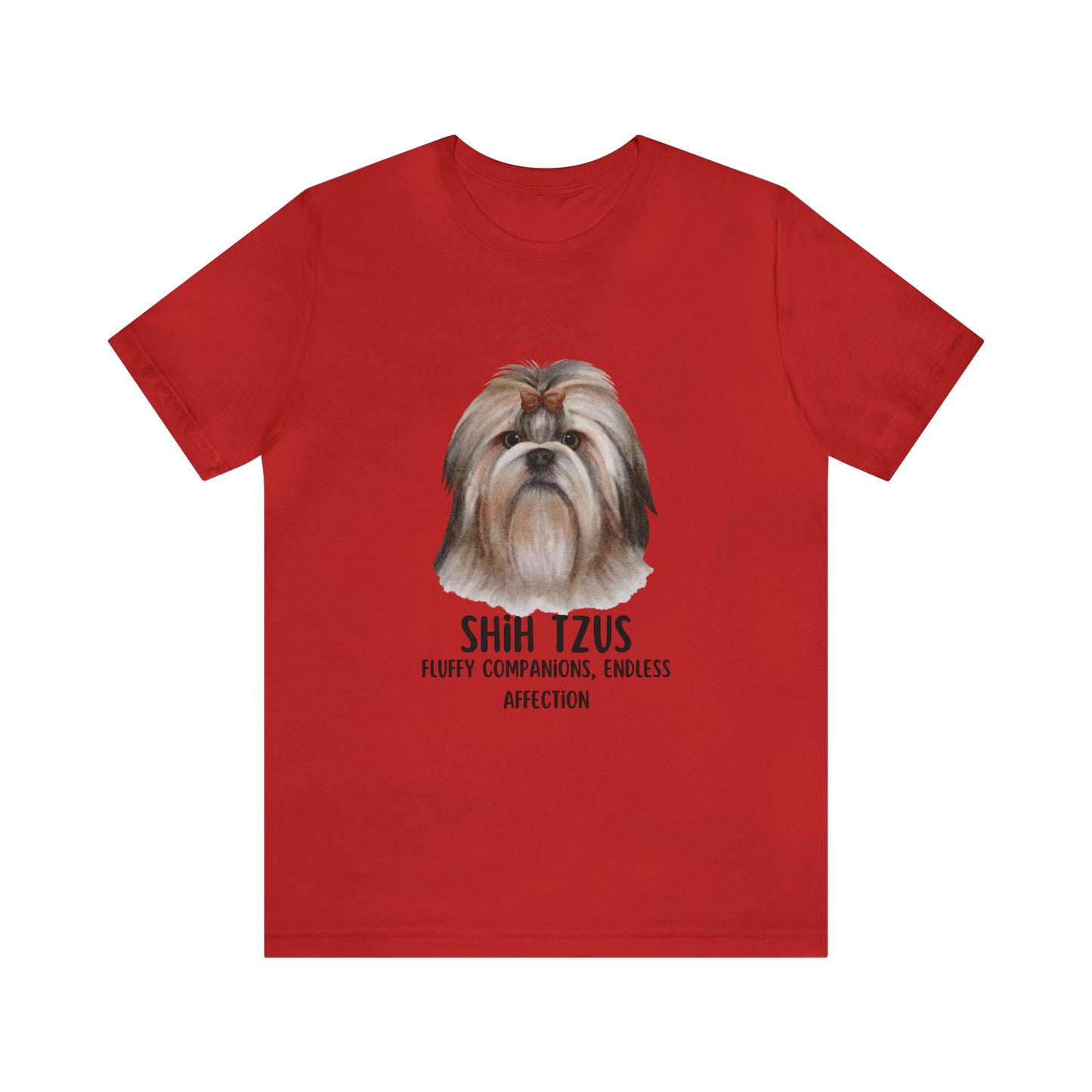 Shih Tzu T-Shirt, Shih Tzu Shirt, Dog Tee, Shih Tzus Fluffy Companions Endless Affection Shirt, Shih Tzu Owner Gift, Teacup Dog Bread