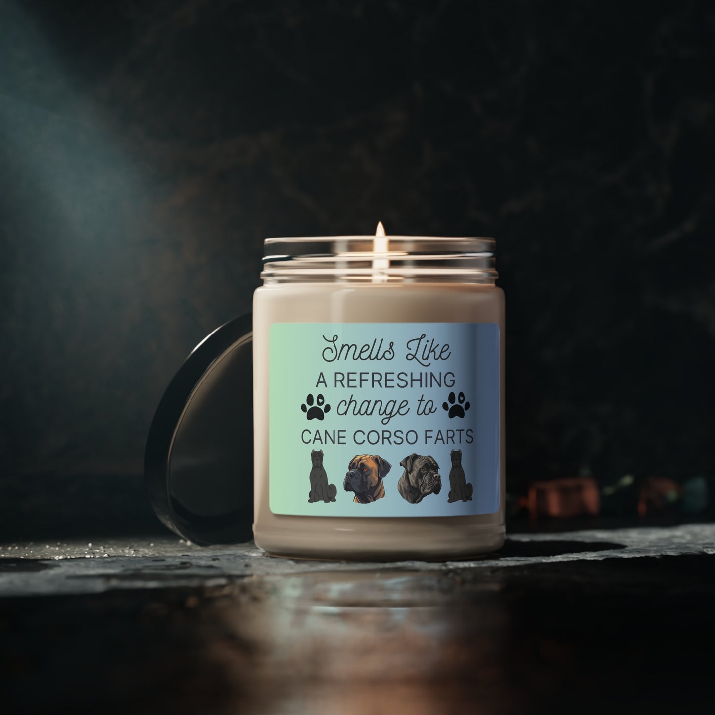 Funny Cane Corso Candle | Cane Corso Dog Gifts | Dog Farts Candle for Cane Corso Owners | Cane Corso Mom and Dad Gifts