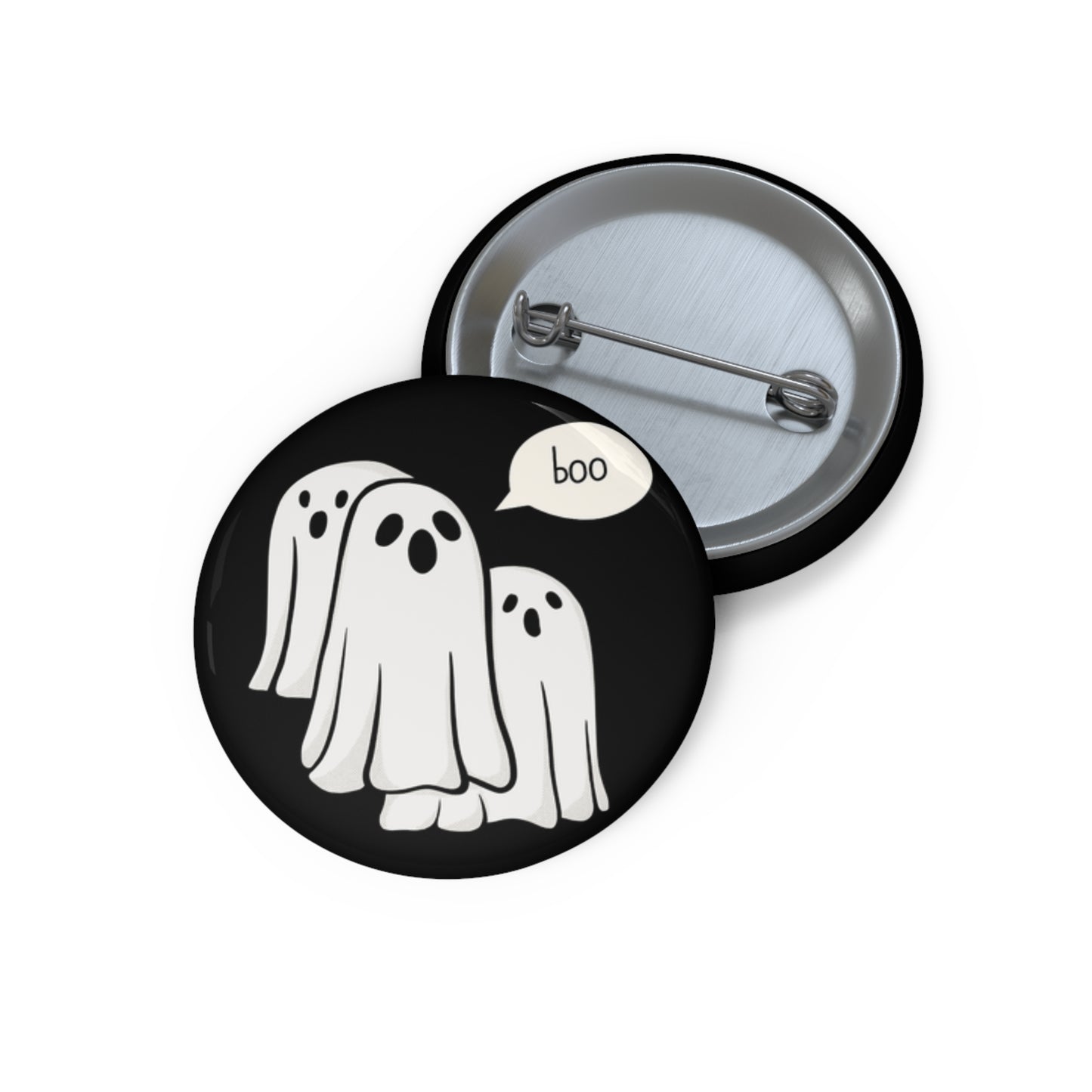 Boo Ghost Pin, Cute Ghosts Pin Back Button, Ghost Badge, Boo Pin, Halloween Pin, Halloween Gifts, Halloween Pin Accessory, Ghost Pinback