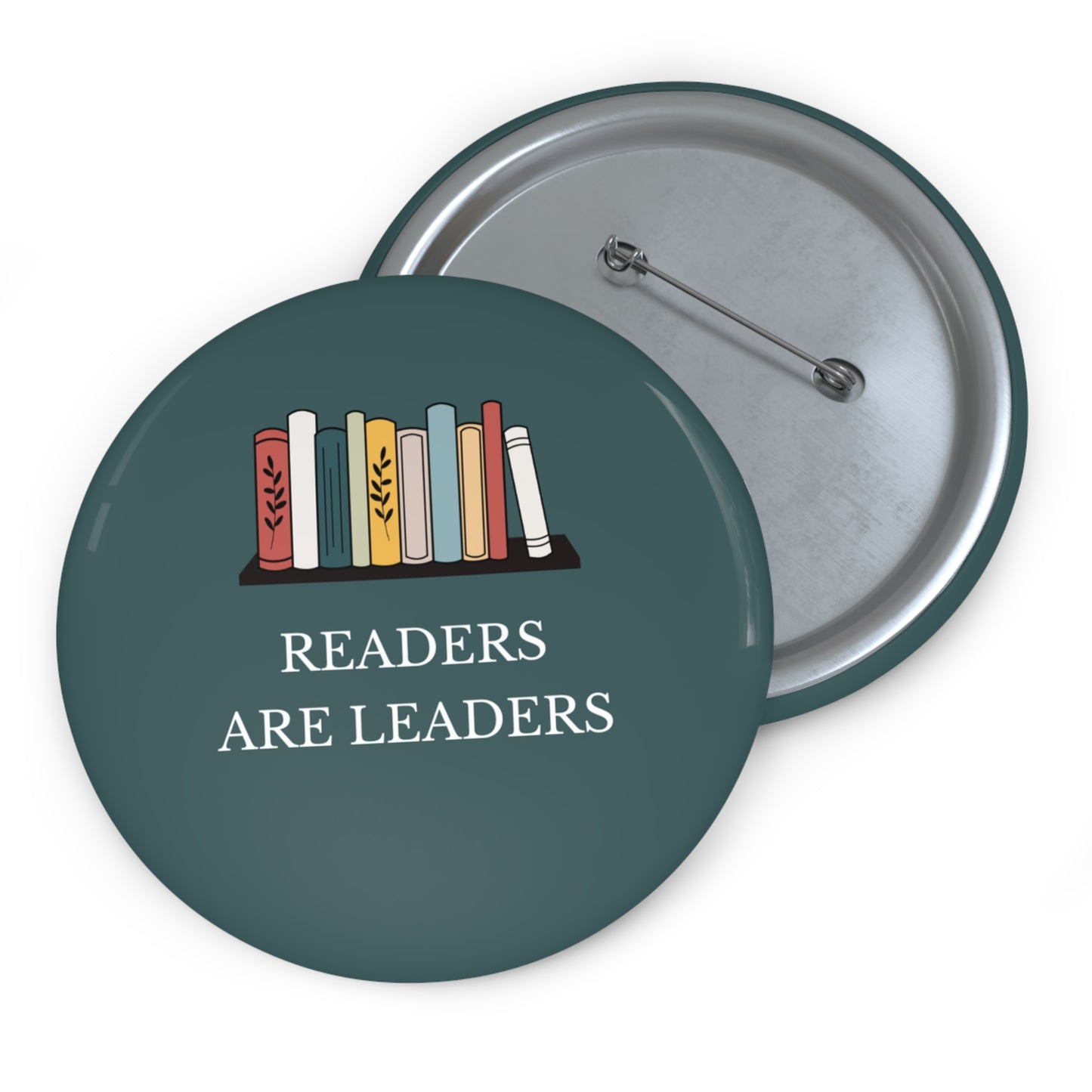 Readers Are Leaders Pin Button, Bookish Gift For Reader, Readers Pin, Readers Button, Love To Read Pin