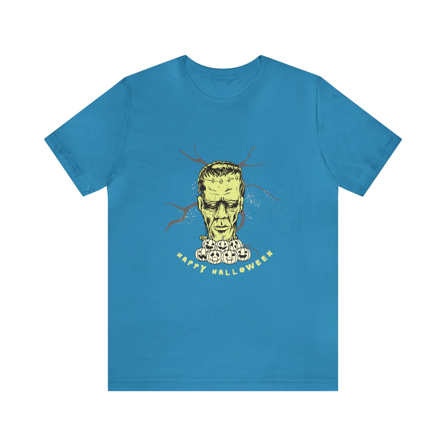 Frankenstein Shirt, Frankenstein's Monster T-Shirt, Frankenstein T-Shirt, Happy Halloween Shirt, Halloween Shirt, Green Monster Shirt Unisex