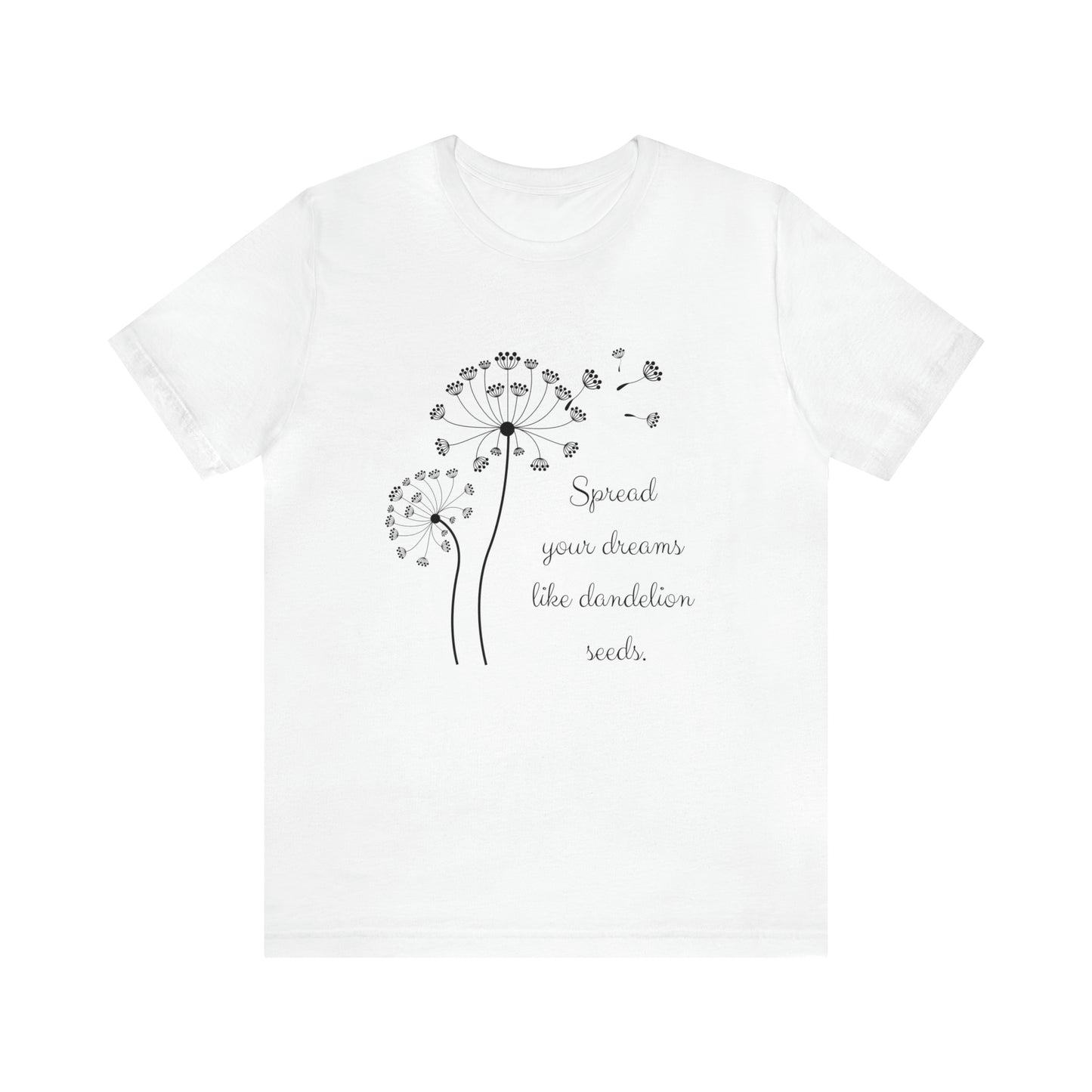 Dandelion Seeds T-Shirt, Boho Dandelion Seeds Shirt, Dandelion Shirt, Wild Flowers Shirt, Bohemian T-Shirt, Hippie Vibes Shirt, Flower Shirt