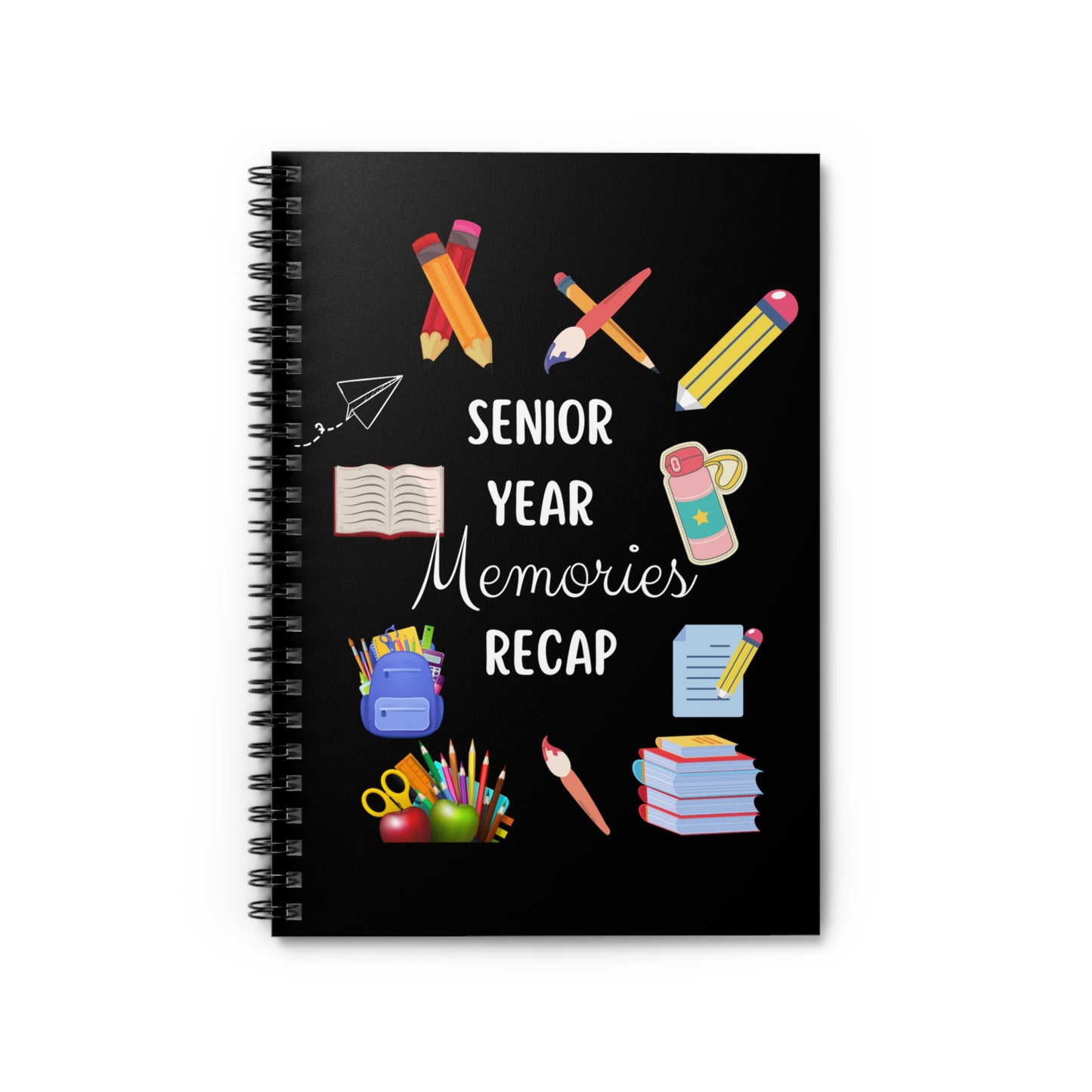 Senior Year Memories Recap Notebook Journal, Seniors School Year Notebook, Senior College Notebook, School Notebook, Seniors Stationery