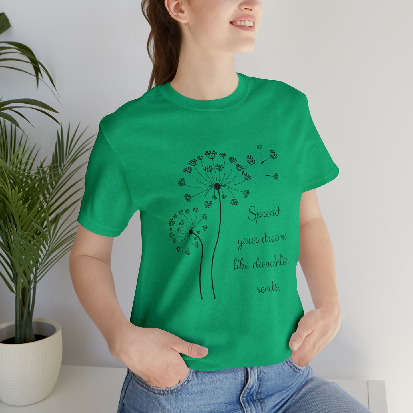 Dandelion Seeds T-Shirt, Boho Dandelion Seeds Shirt, Dandelion Shirt, Wild Flowers Shirt, Bohemian T-Shirt, Hippie Vibes Shirt, Flower Shirt