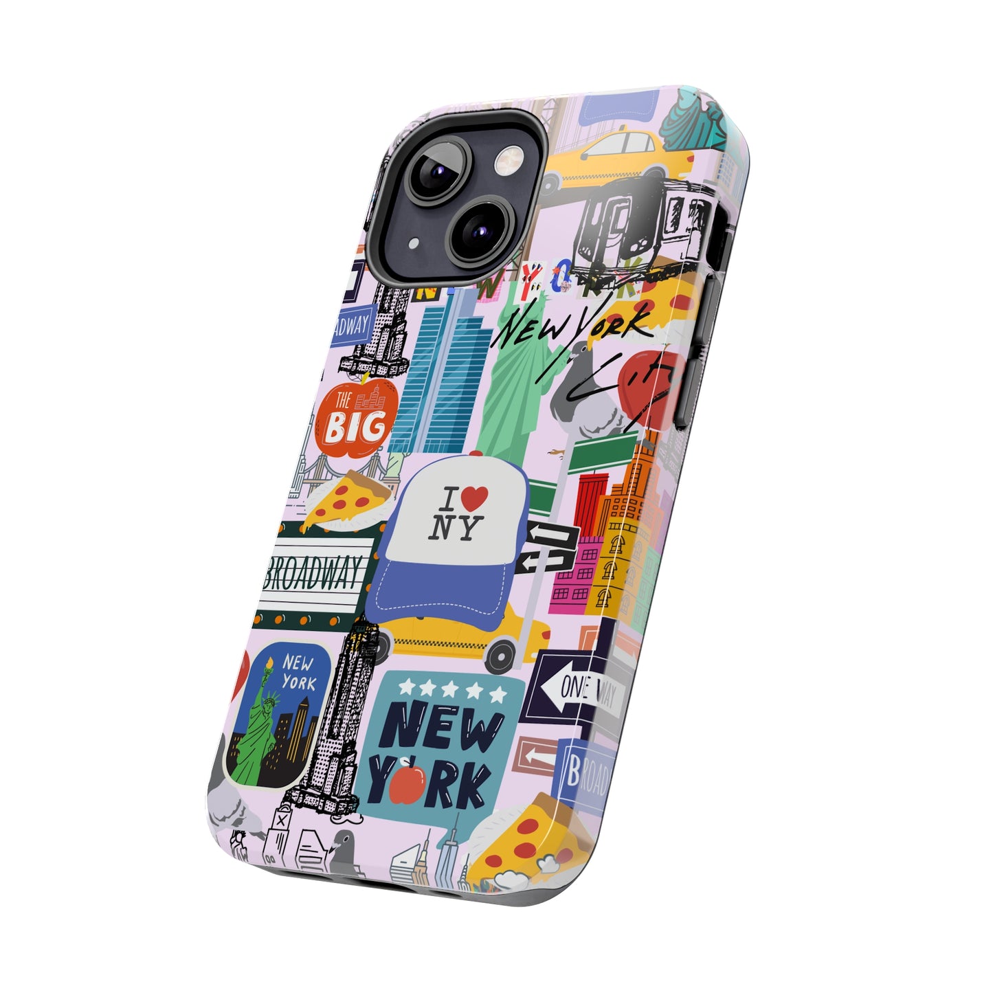 New York Phone Case, NYC Collage Phone Case, Aesthetic Manhattan Phone Case, NY Style Tough Phone Cases