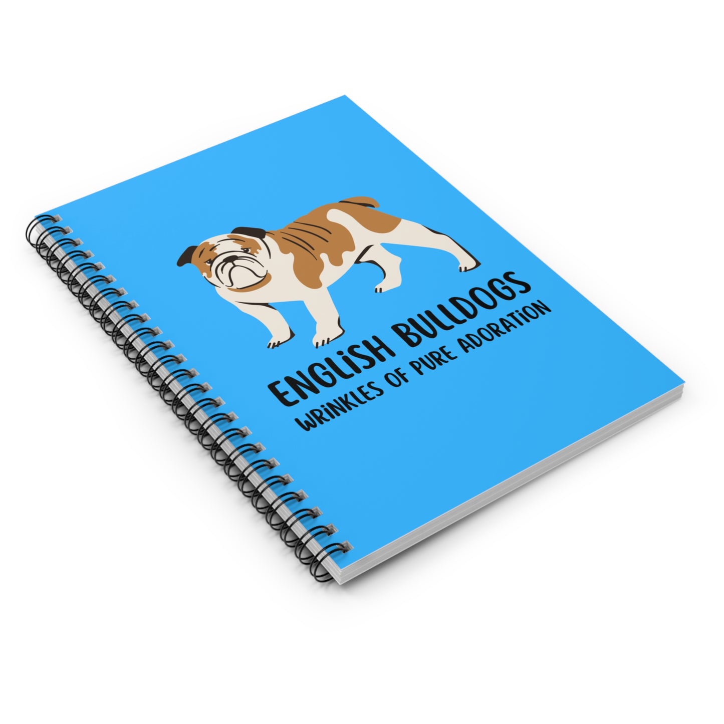 English Bulldog Notebook, English Bulldog Journal, English Bulldog Gifts, British Bulldog Notebook, English Bulldog Stationery, Dog Mom Gift