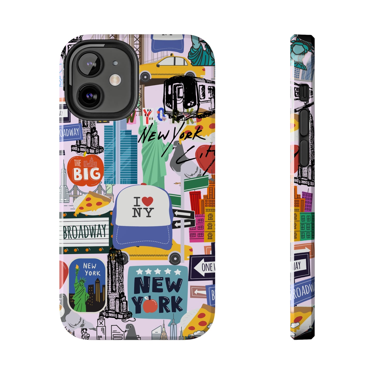 New York Phone Case, NYC Collage Phone Case, Aesthetic Manhattan Phone Case, NY Style Tough Phone Cases