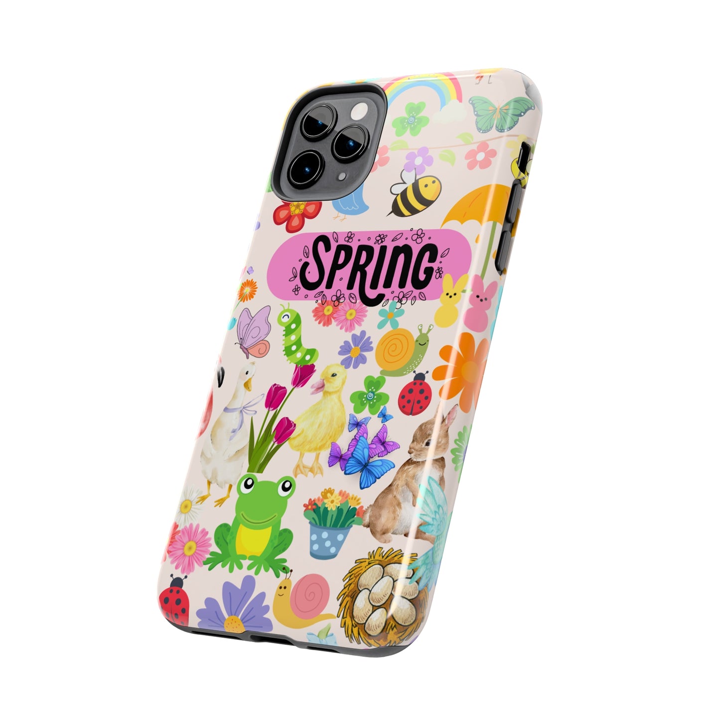 Spring Collage Phone Case, Aesthetic Spring Day Phone Case