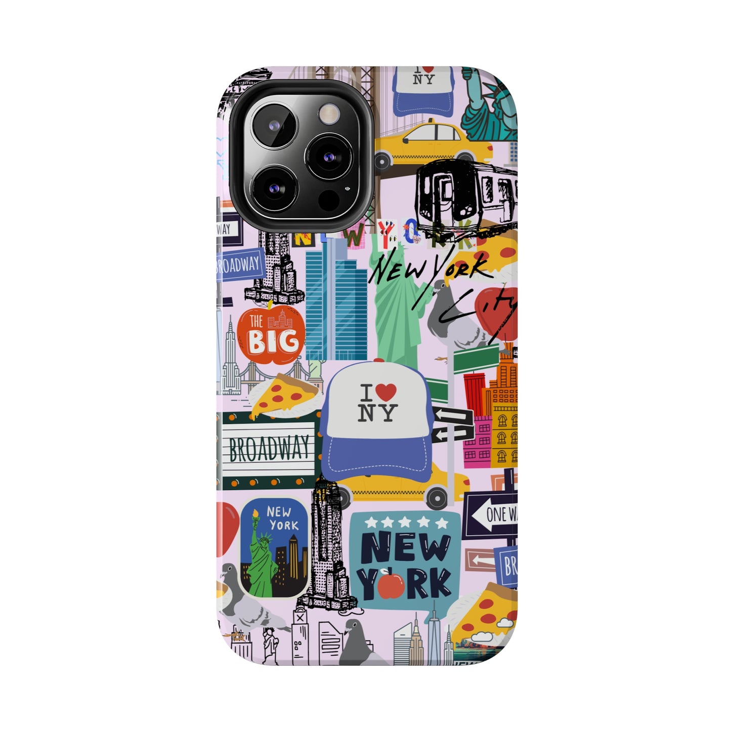 New York Phone Case, NYC Collage Phone Case, Aesthetic Manhattan Phone Case, NY Style Tough Phone Cases