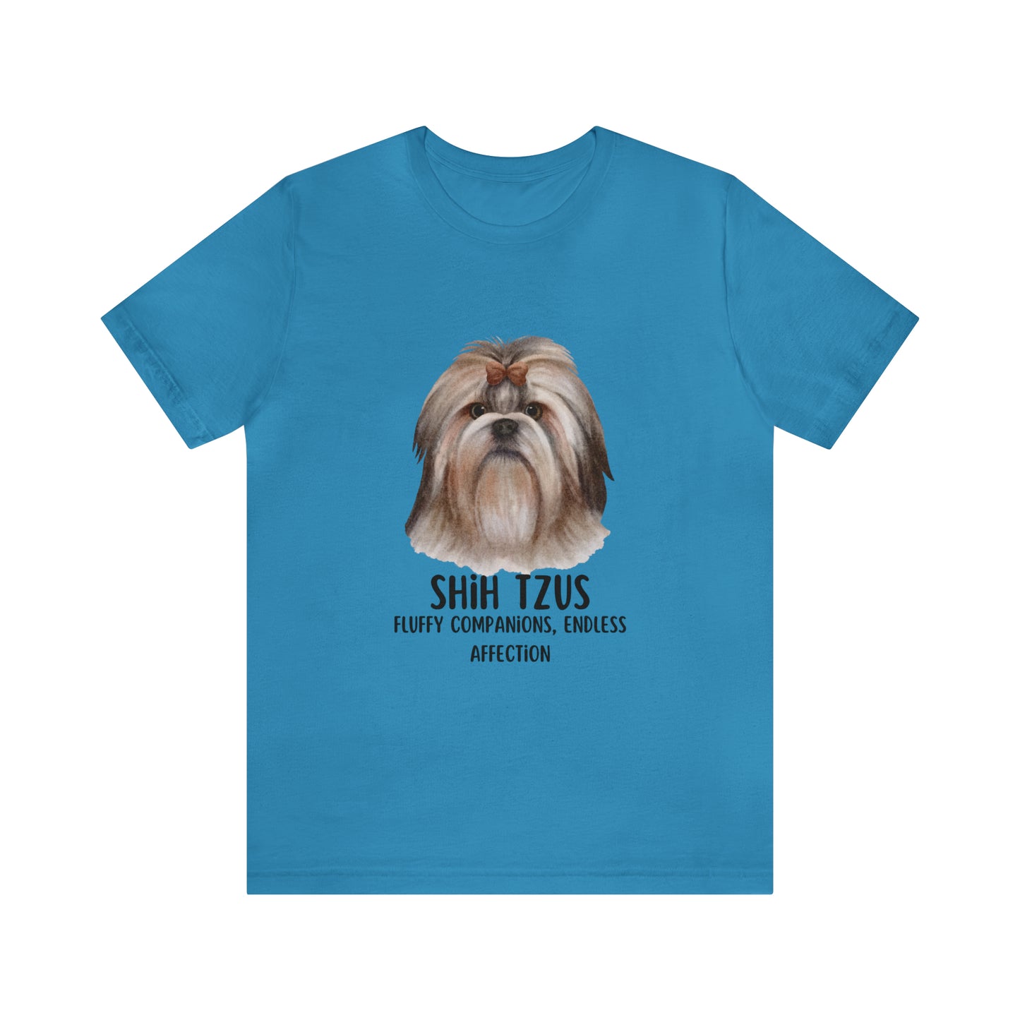 Shih Tzu T-Shirt, Shih Tzu Shirt, Dog Tee, Shih Tzus Fluffy Companions Endless Affection Shirt, Shih Tzu Owner Gift, Teacup Dog Bread