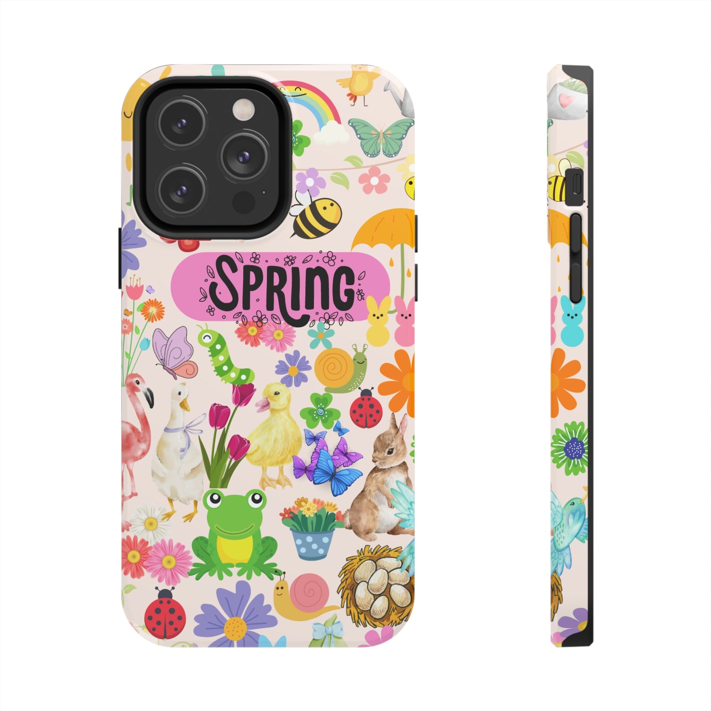 Spring Collage Phone Case, Aesthetic Spring Day Phone Case