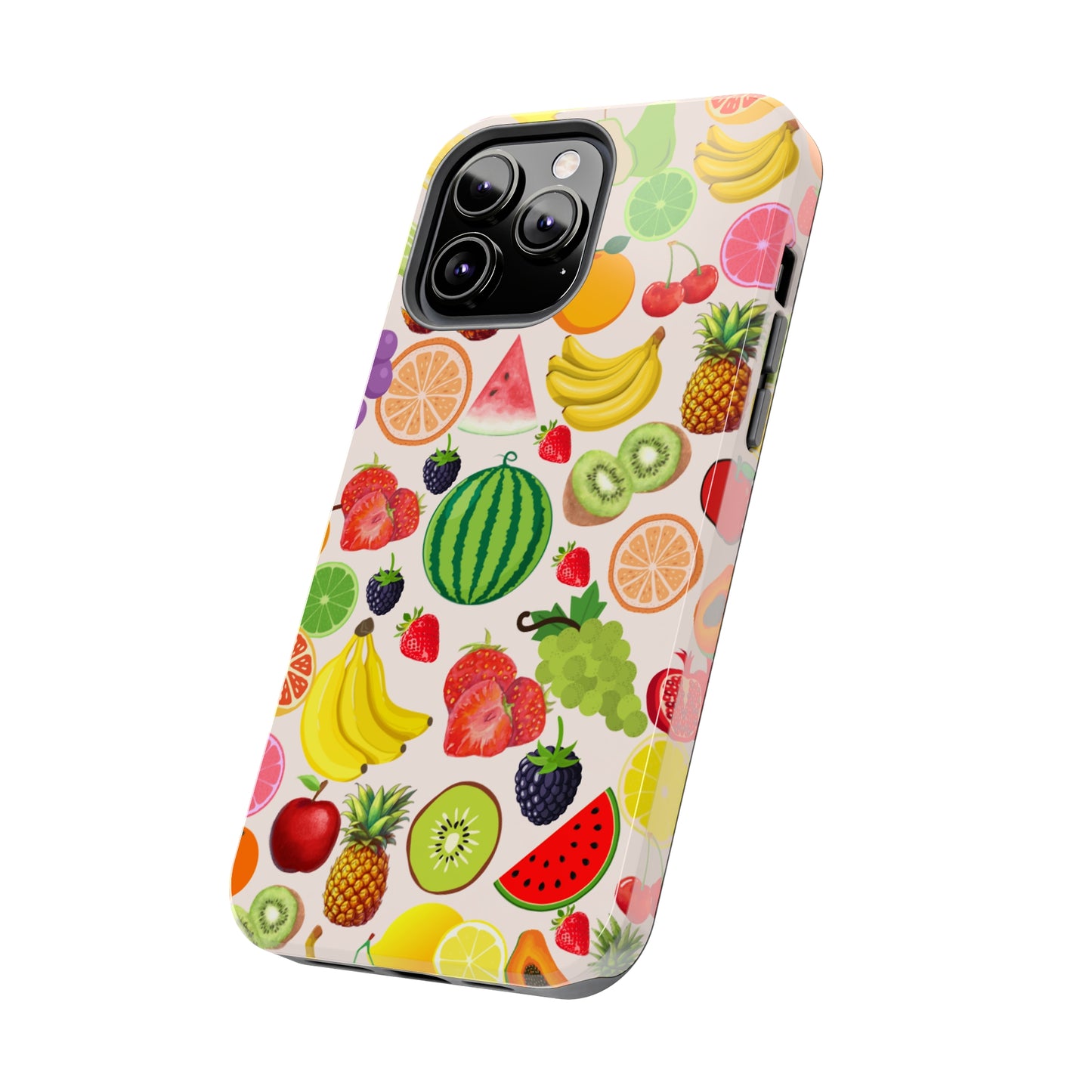 Fruit Phone Case, Fruits Collage Phone Case, Scrapbook Aesthetic Fruits Phone Case, Vegan Vegetarian, Spring Phone Case, Summer Phone Case