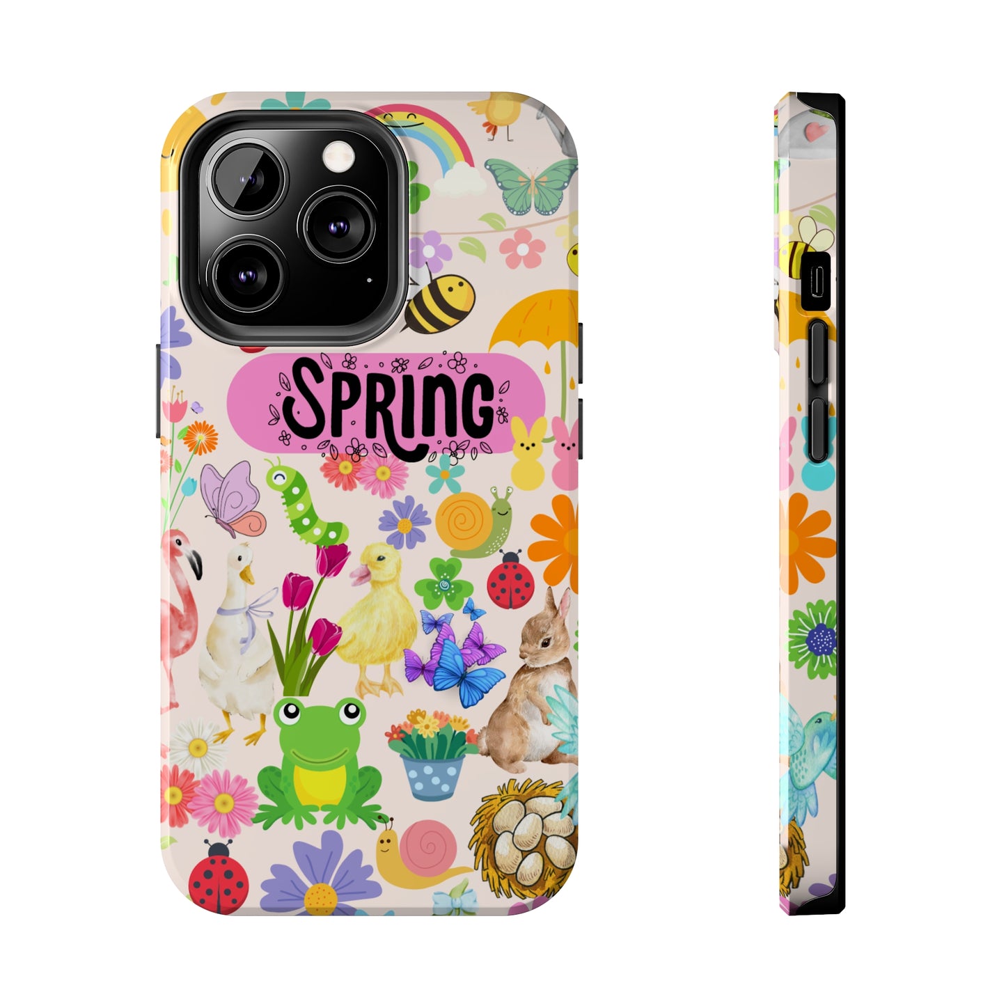 Spring Collage Phone Case, Aesthetic Spring Day Phone Case