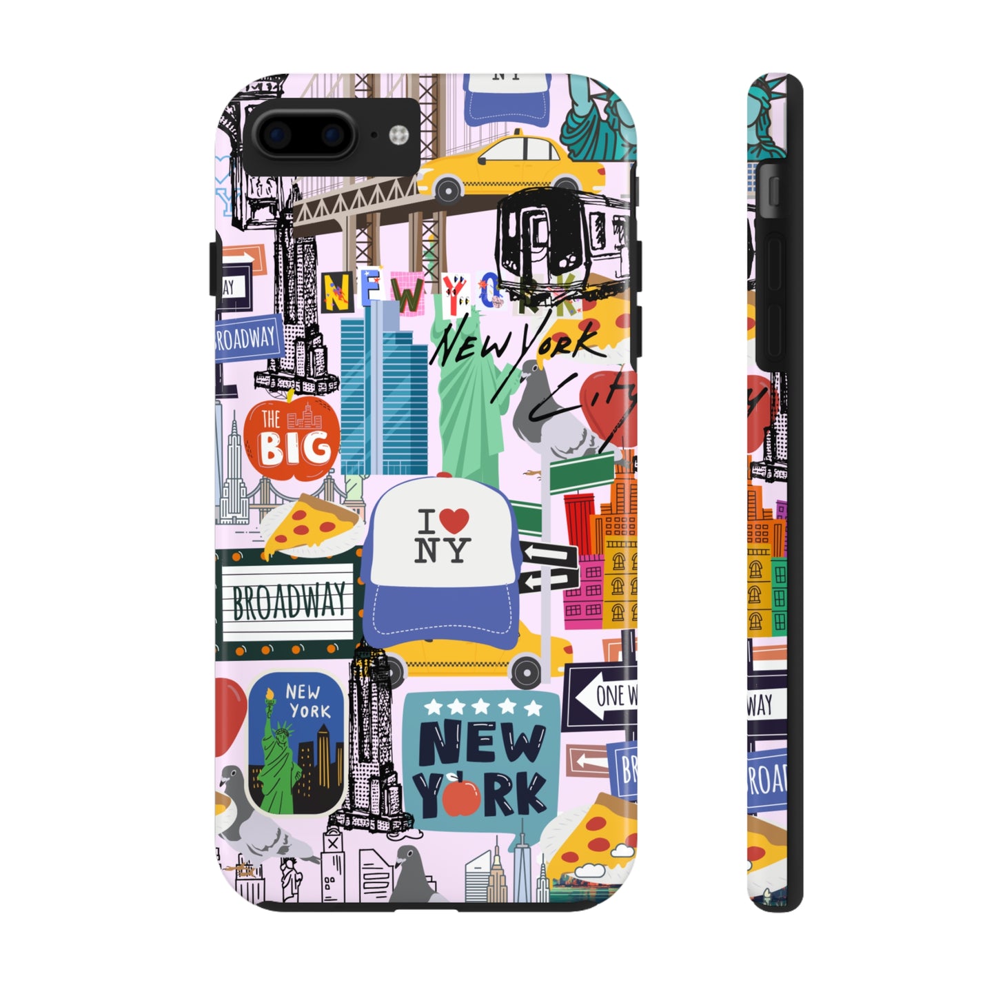 New York Phone Case, NYC Collage Phone Case, Aesthetic Manhattan Phone Case, NY Style Tough Phone Cases