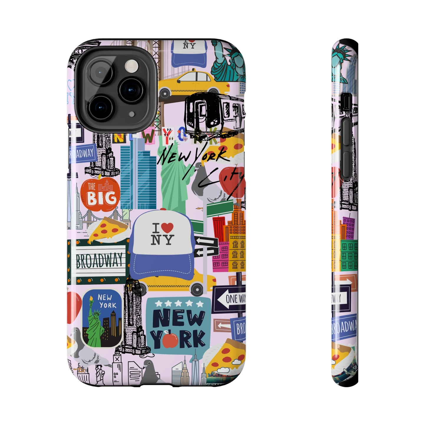 New York Phone Case, NYC Collage Phone Case, Aesthetic Manhattan Phone Case, NY Style Tough Phone Cases