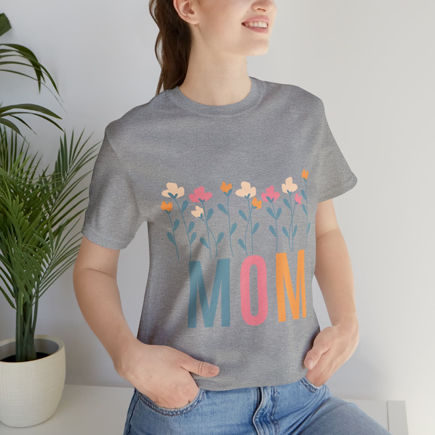 Mom T-shirt, Wild Flowers Mom Shirt, Boho Mom Tee, Mom T-shirt, Mothers Day Gift For Mom, Mom's Birthday Gift, Hippie Hippies Mommy Shirt