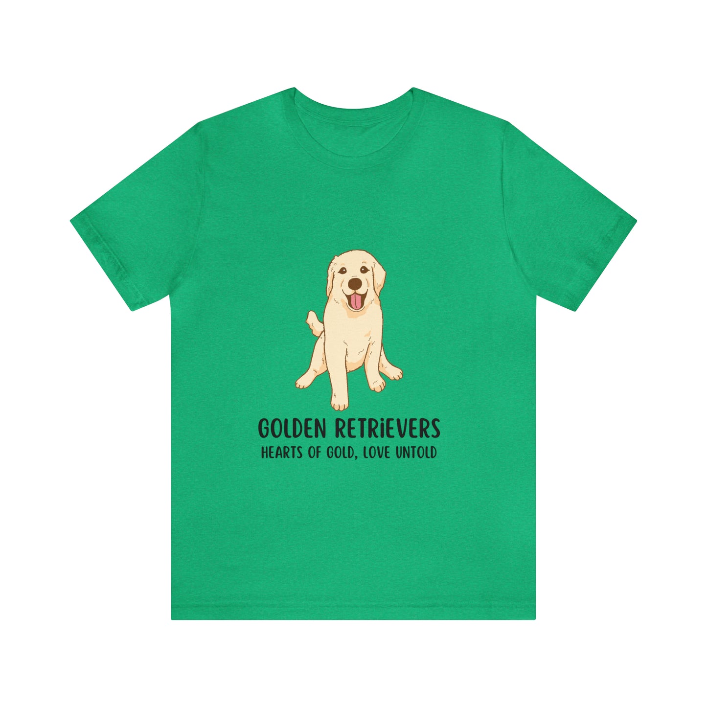 Golden Retriever T-Shirt, Golden Retriever Shirt, Dog Tee, Golden Retrievers Hearts of Gold Love Untold Shirt, Golden Retriever Owner Gift