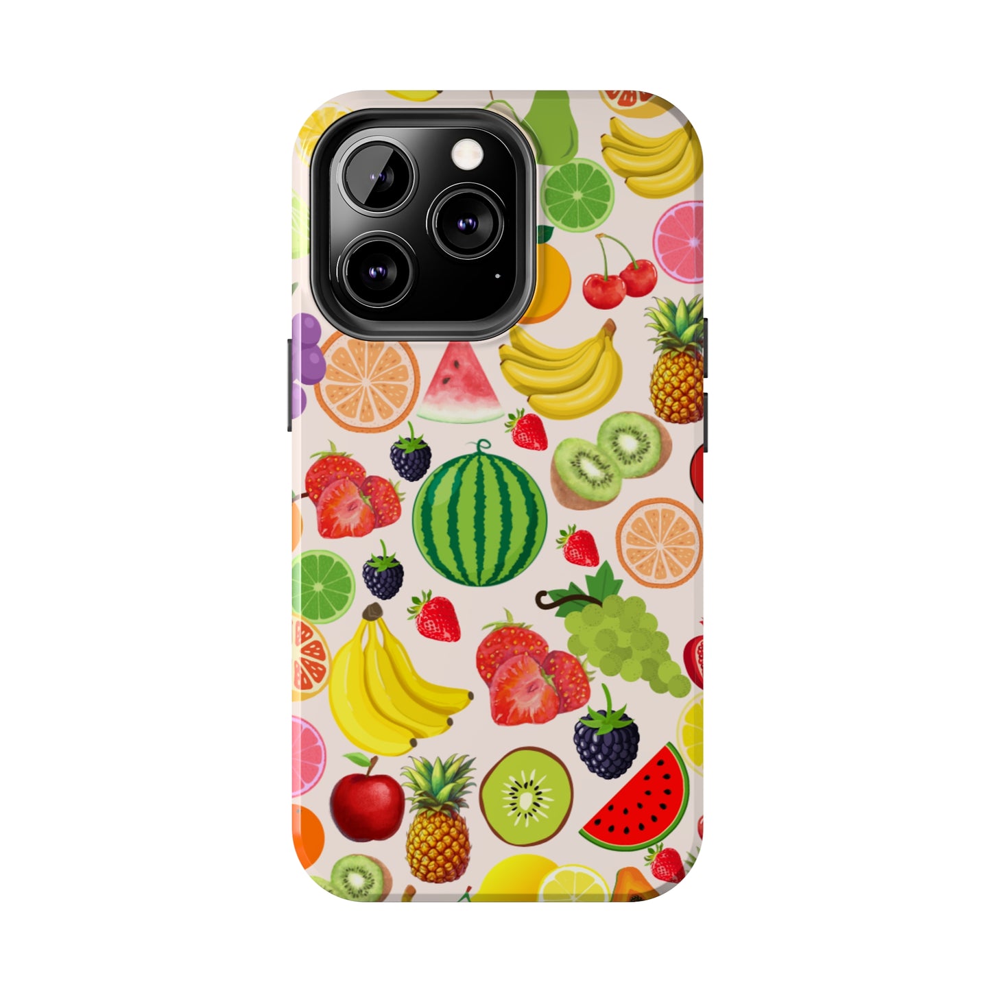 Fruit Phone Case, Fruits Collage Phone Case, Scrapbook Aesthetic Fruits Phone Case, Vegan Vegetarian, Spring Phone Case, Summer Phone Case