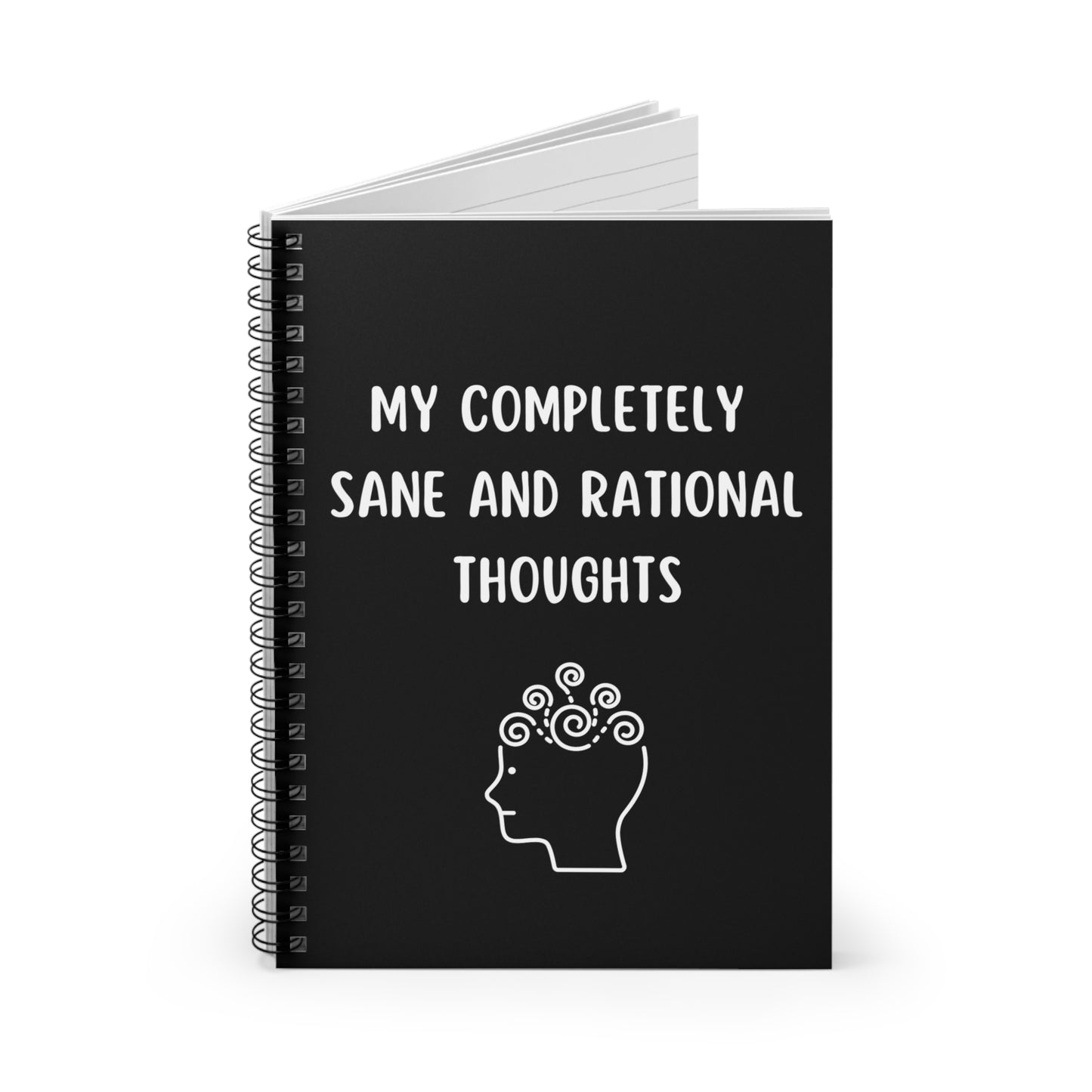 Funny Positive Affirmations Notebook, My Completely Sane & Rational Thoughts Notebook Journal, Coworker Gifts Unisex