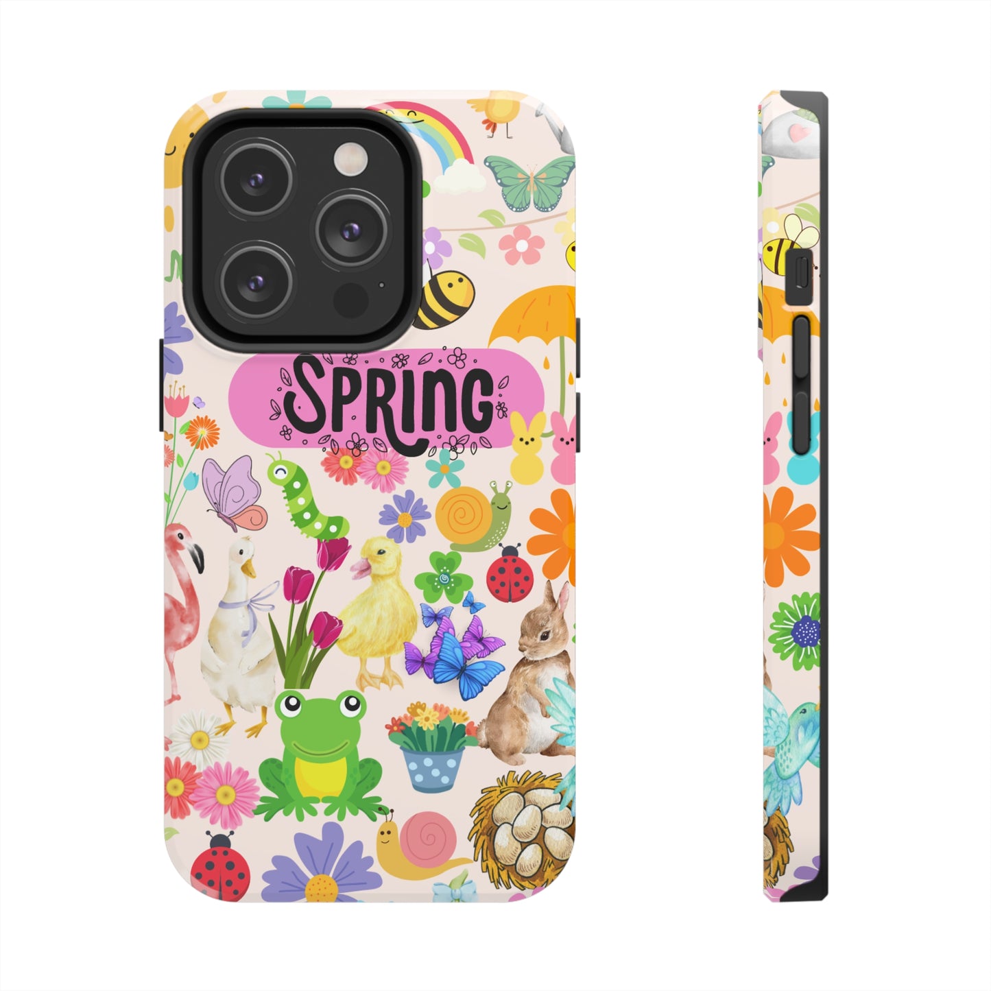 Spring Collage Phone Case, Aesthetic Spring Day Phone Case