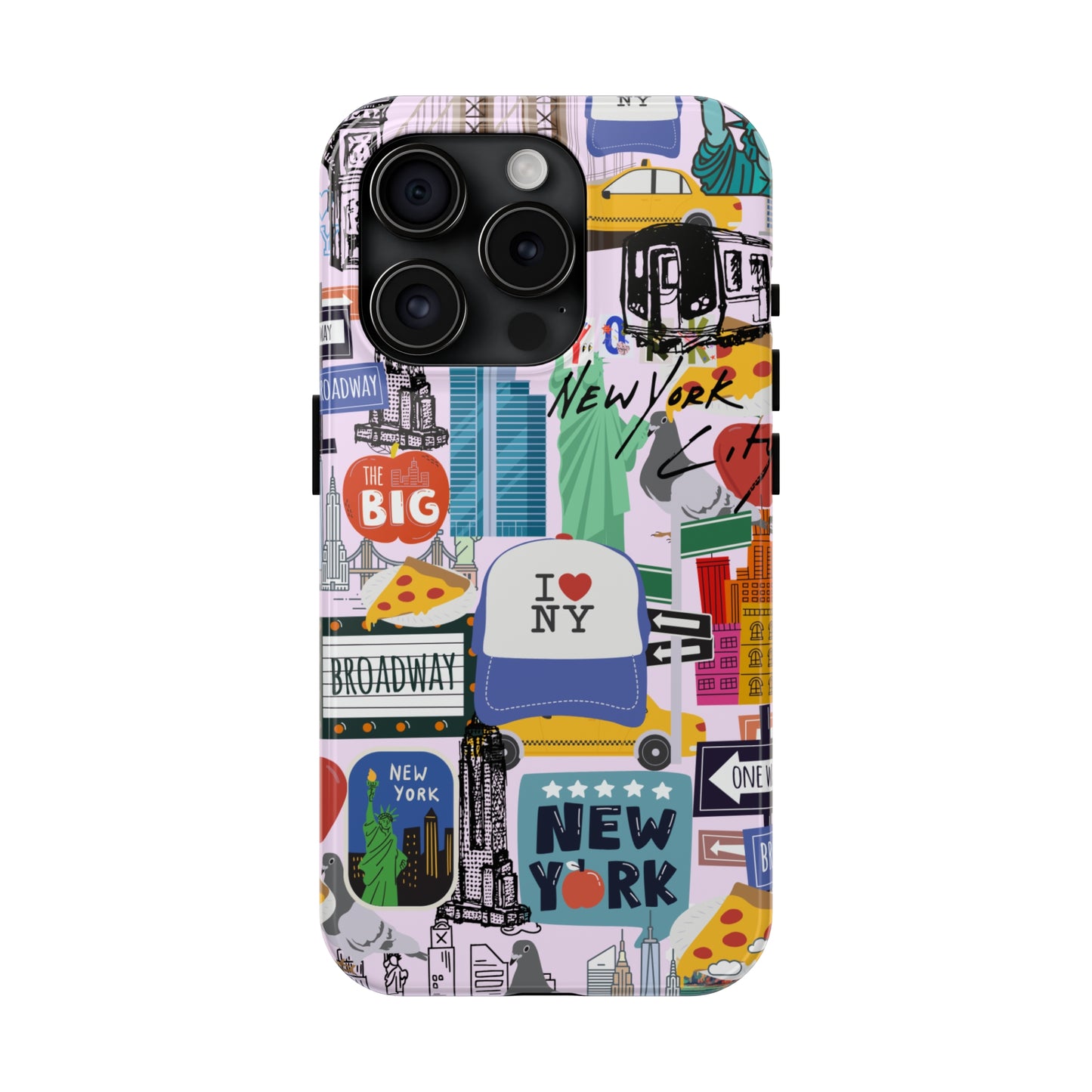 New York Phone Case, NYC Collage Phone Case, Aesthetic Manhattan Phone Case, NY Style Tough Phone Cases