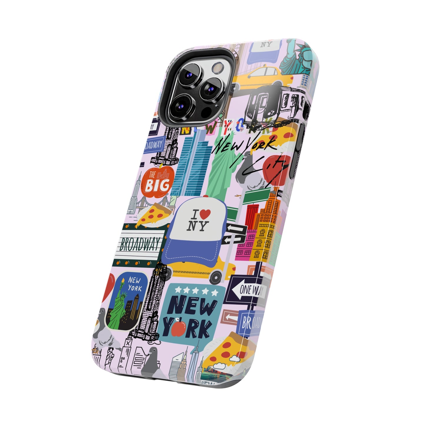 New York Phone Case, NYC Collage Phone Case, Aesthetic Manhattan Phone Case, NY Style Tough Phone Cases