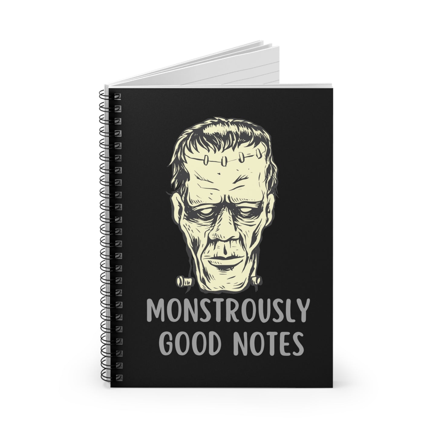 Frankenstein Notebook, Frankenstein's Monster Notebook, Halloween Notebook, Frankenstein Journal, Monstrously Good Notes Journal Gift