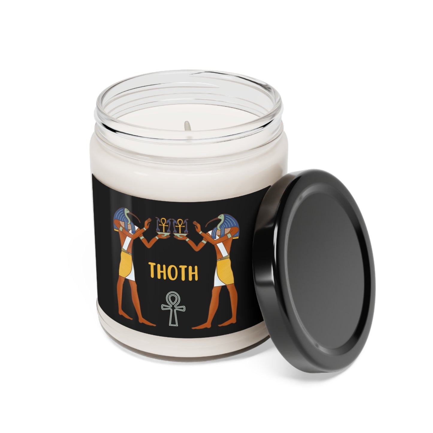 Egyptian Thoth Candle, Egyptian Deity Candle, Egyptian Ibis Candle, Thoth Alchemist Candle, Meditation Candle, Scented Soy Wax Aromatherapy