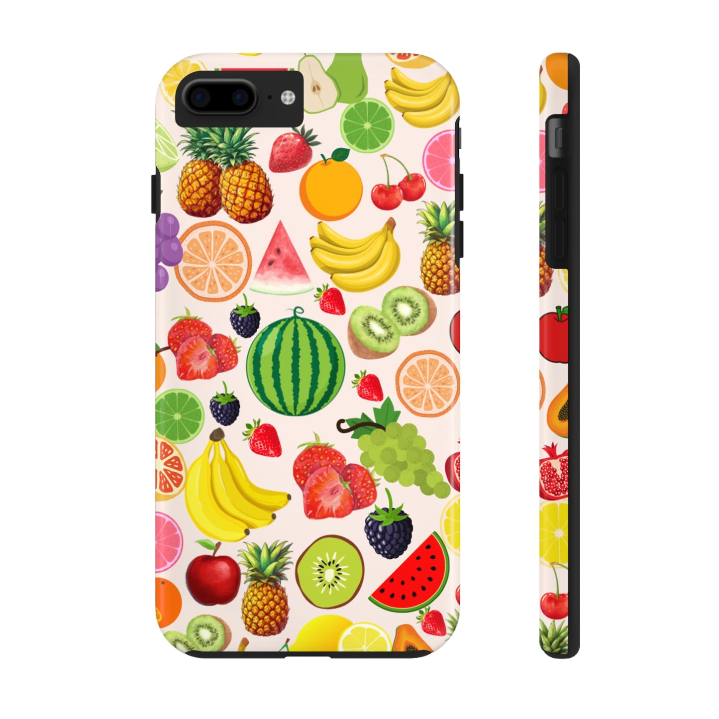 Fruit Phone Case, Fruits Collage Phone Case, Scrapbook Aesthetic Fruits Phone Case, Vegan Vegetarian, Spring Phone Case, Summer Phone Case