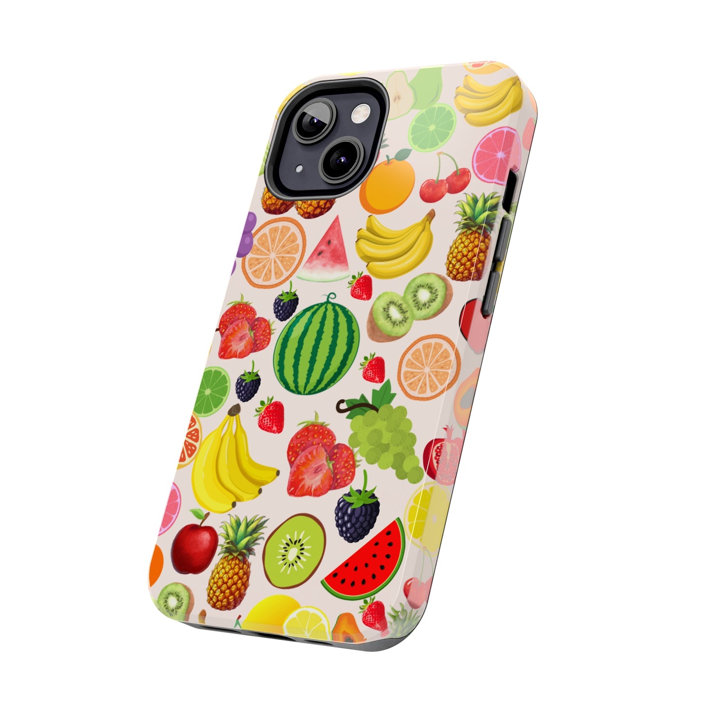 Fruit Phone Case, Fruits Collage Phone Case, Scrapbook Aesthetic Fruits Phone Case, Vegan Vegetarian, Spring Phone Case, Summer Phone Case