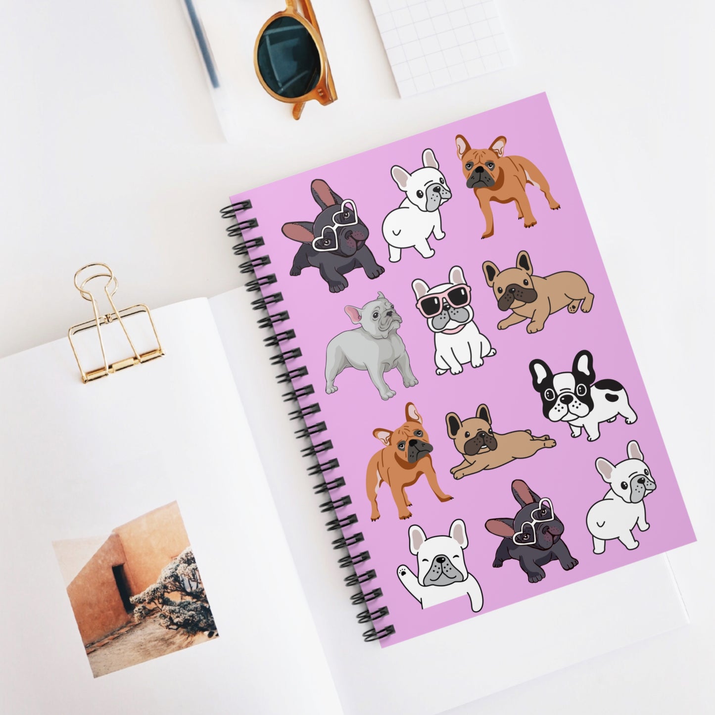 French Bulldog Notebook, French Bulldog Gifts, French Bulldog Stationery, French Bull dog Note Pad, French Bulldog Mom Gift Writing Pad