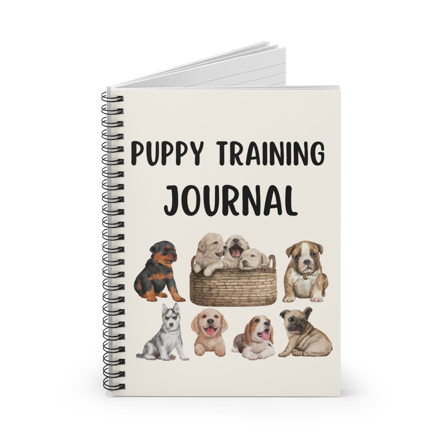 New Dog Owner Gift, Puppy Training Journal Notebook, Gift For Dog Mom, Gift For New Puppy Owner, Puppy Notebook, Puppy Journal Stationery