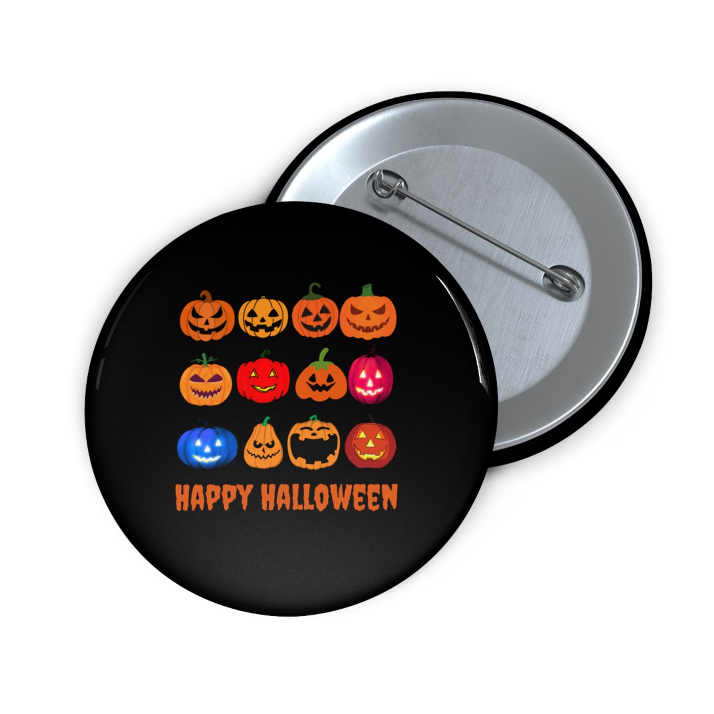 Jack O' Lantern Pin, Jack O' Lantern Button, Pumpkins Pin, Pumpkins Button, Halloween Pin Back Button, Halloween Gift, Pumpkin Badge