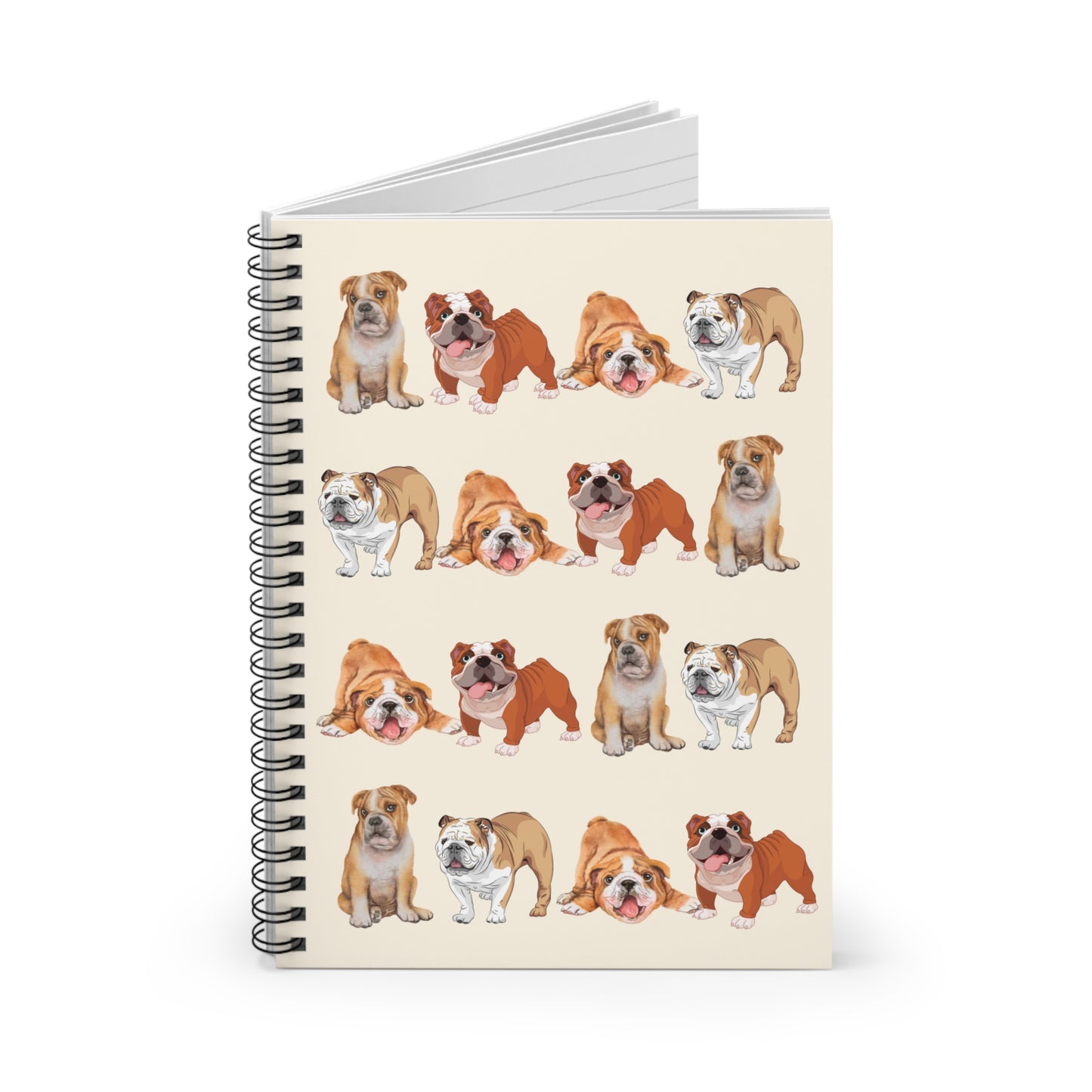 English Bulldog Notebook, English Bulldog Gifts, Dog Note Book, English Bulldog Notepad, English Bulldog Stationery, English Bulldog Mom