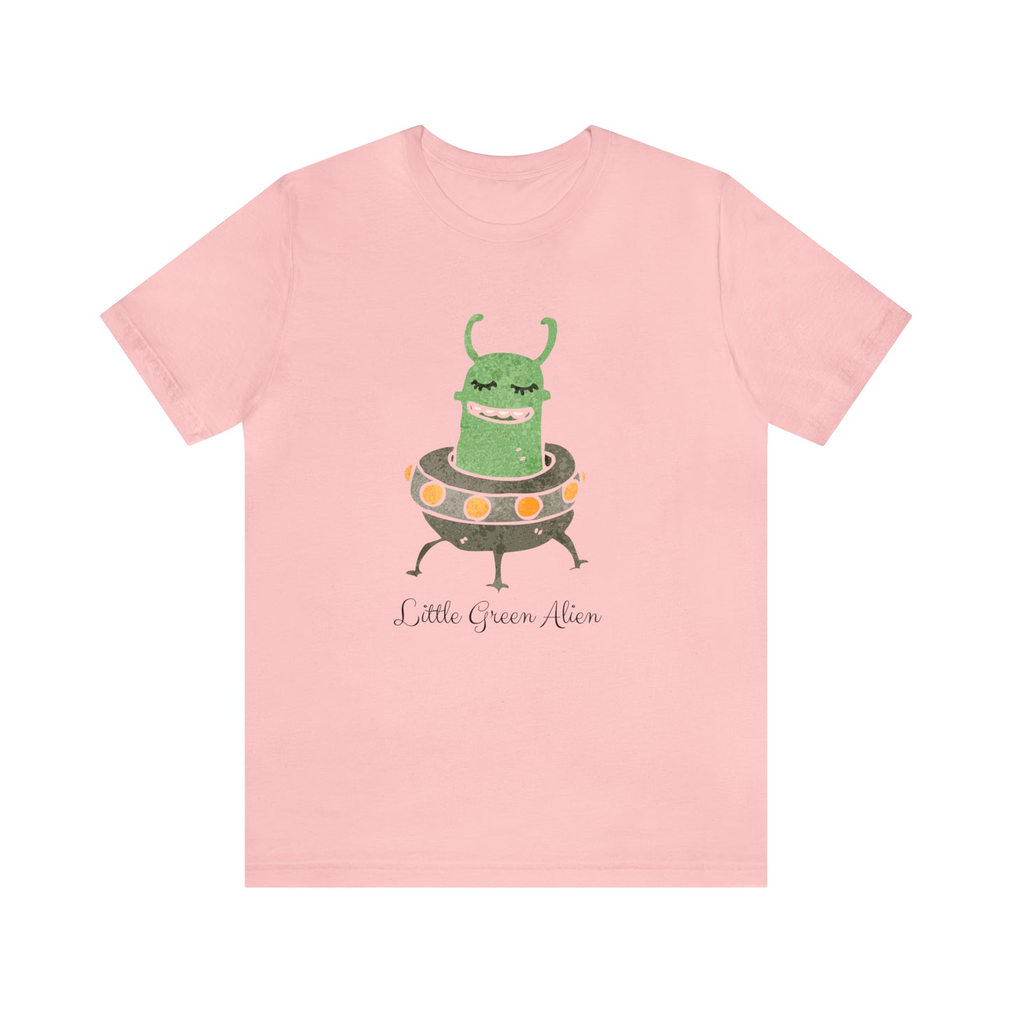 Little Green Alien T-Shirt, Alien in Spaceship Shirt, Alien Shirt, UFO Shirt, Alien Graphic Tee, Sci-Fi Shirt, Cosmic Extraterrestrial Shirt