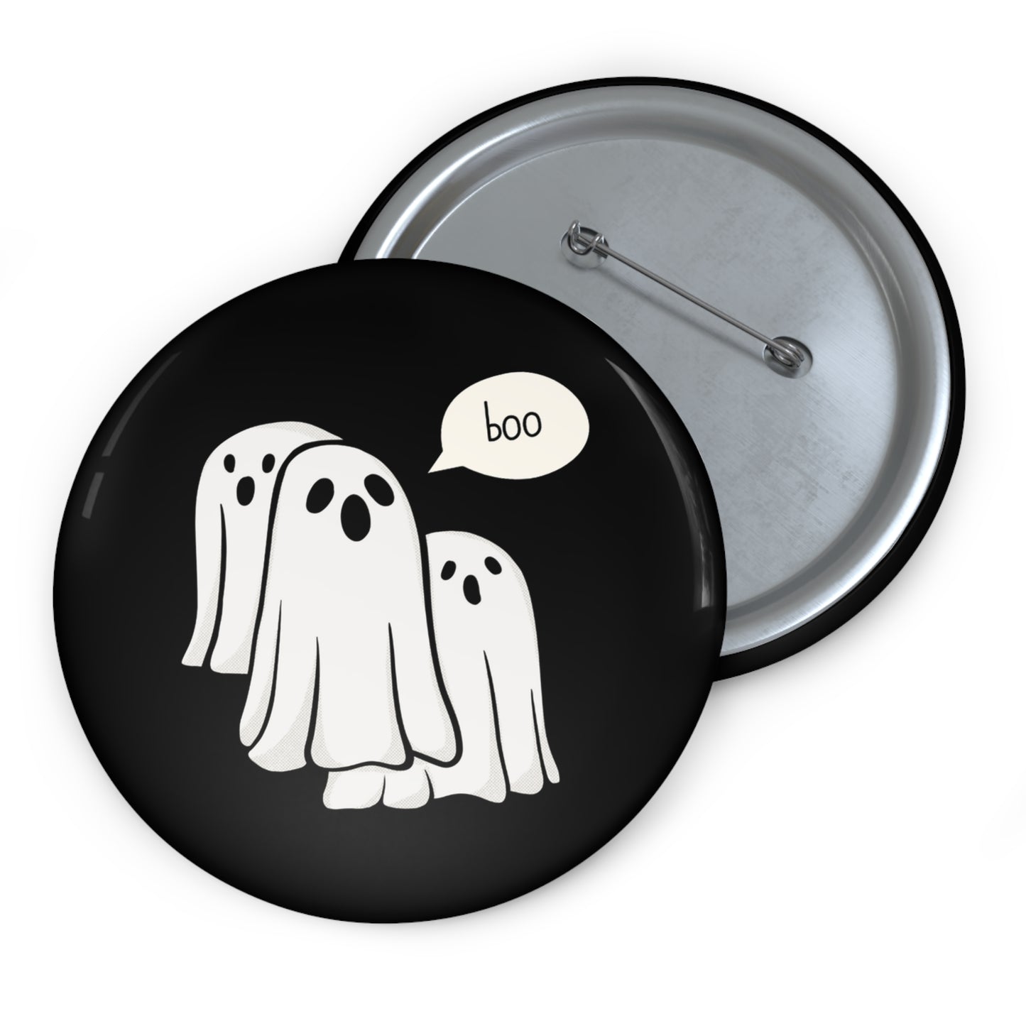 Boo Ghost Pin, Cute Ghosts Pin Back Button, Ghost Badge, Boo Pin, Halloween Pin, Halloween Gifts, Halloween Pin Accessory, Ghost Pinback