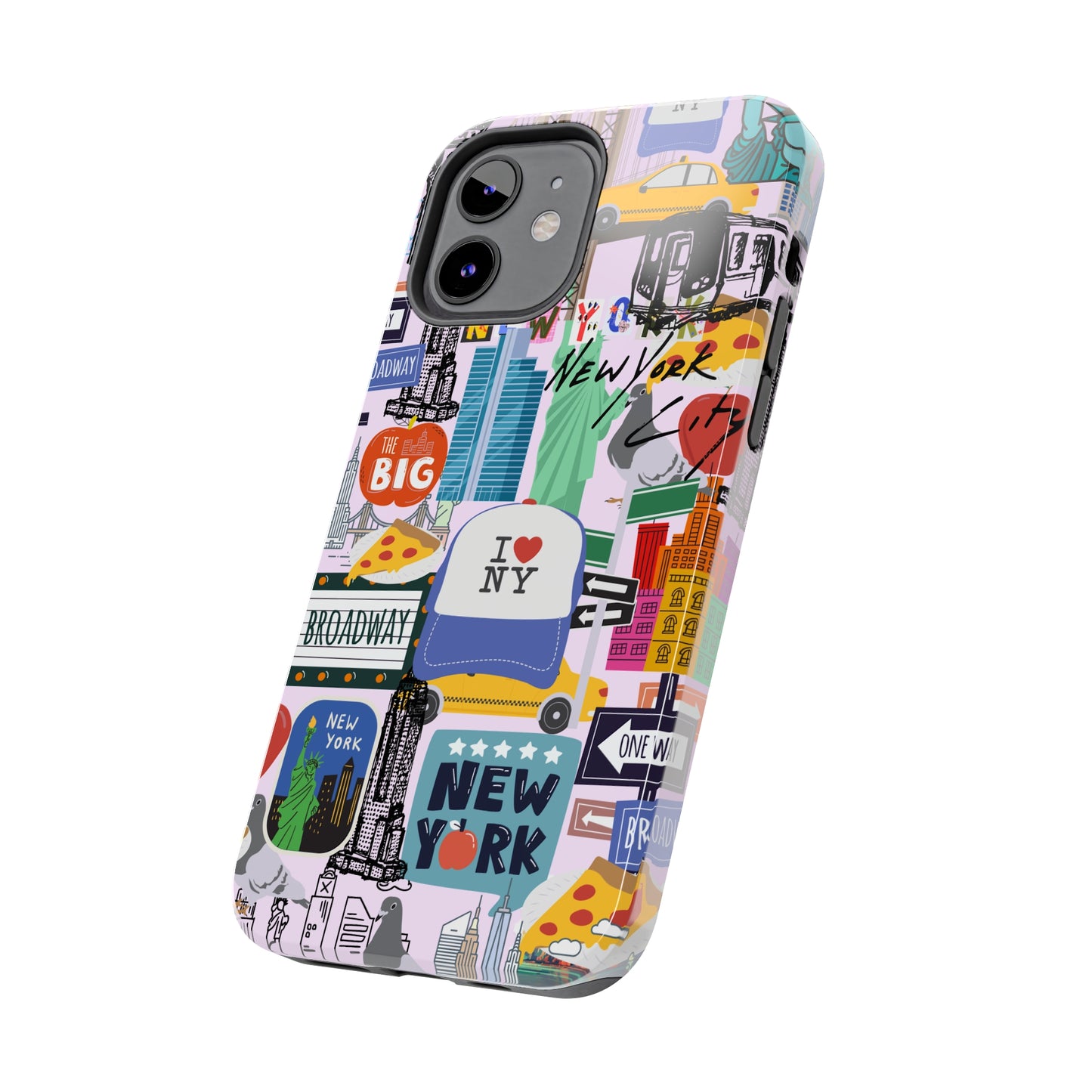 New York Phone Case, NYC Collage Phone Case, Aesthetic Manhattan Phone Case, NY Style Tough Phone Cases