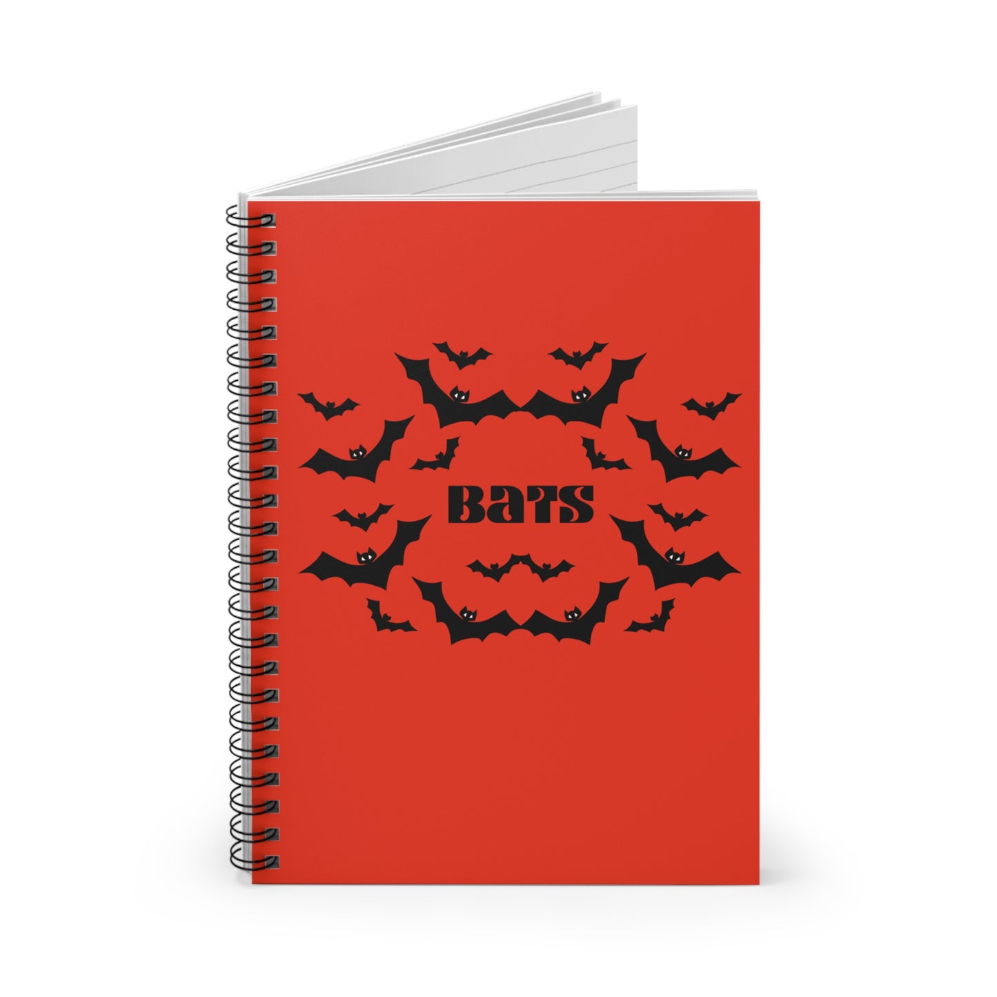 Bats Notebook, Halloween Notebook, Halloween Black Bats Notebook, Bats Journal, Bats Stationery, Bats Gifts, Halloween Notebook Journal