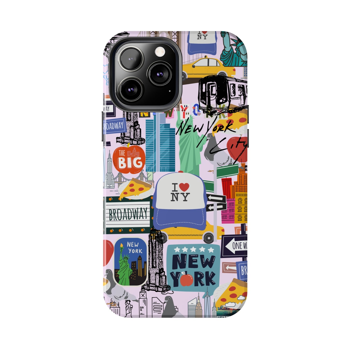 New York Phone Case, NYC Collage Phone Case, Aesthetic Manhattan Phone Case, NY Style Tough Phone Cases