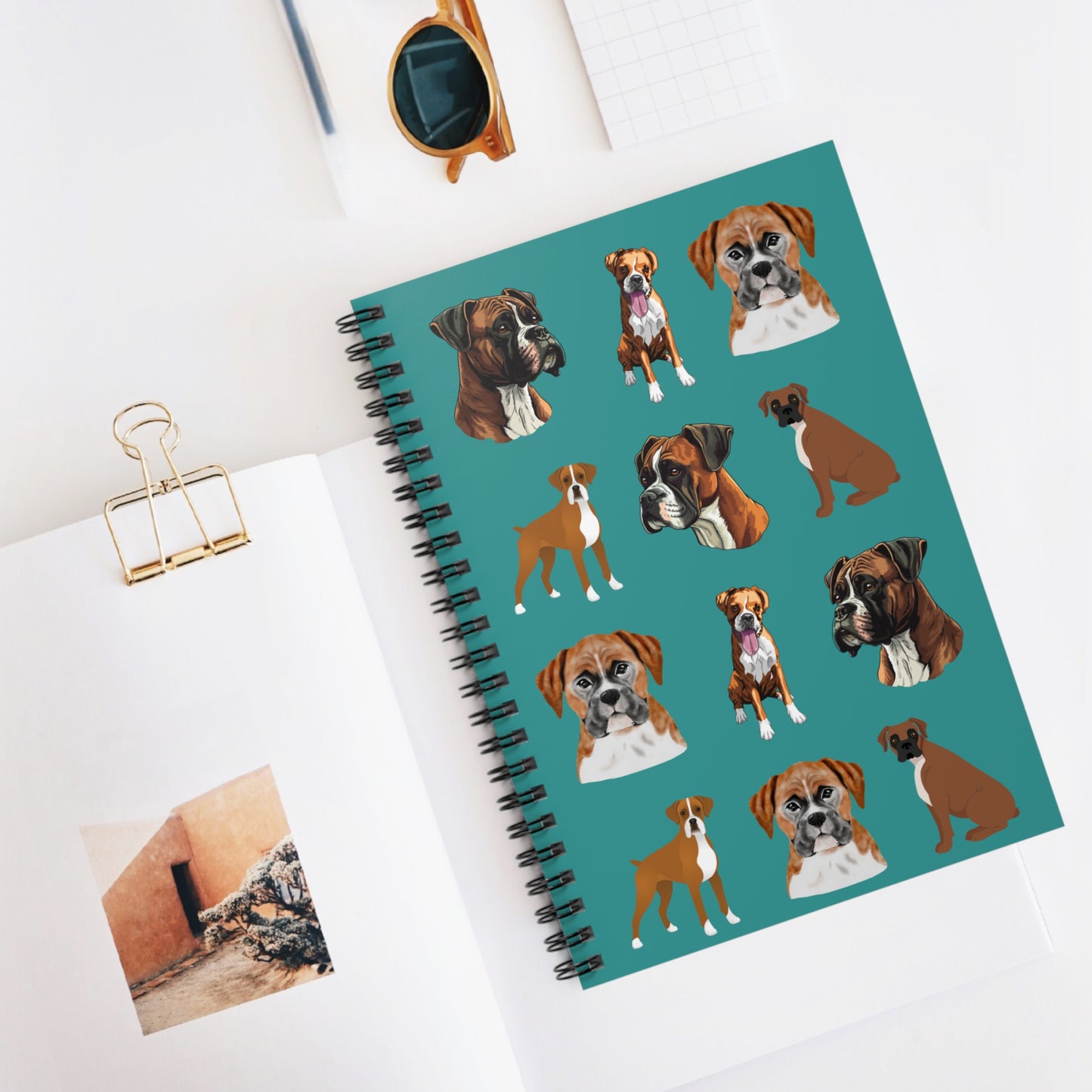 Boxer Dog Notebook, Boxer Gifts, Boxer Journal, Dog Notebook, Boxer Stationery, Boxer Diary, Boxer Dog Note Pad, Boxer Mom Gift Christmas