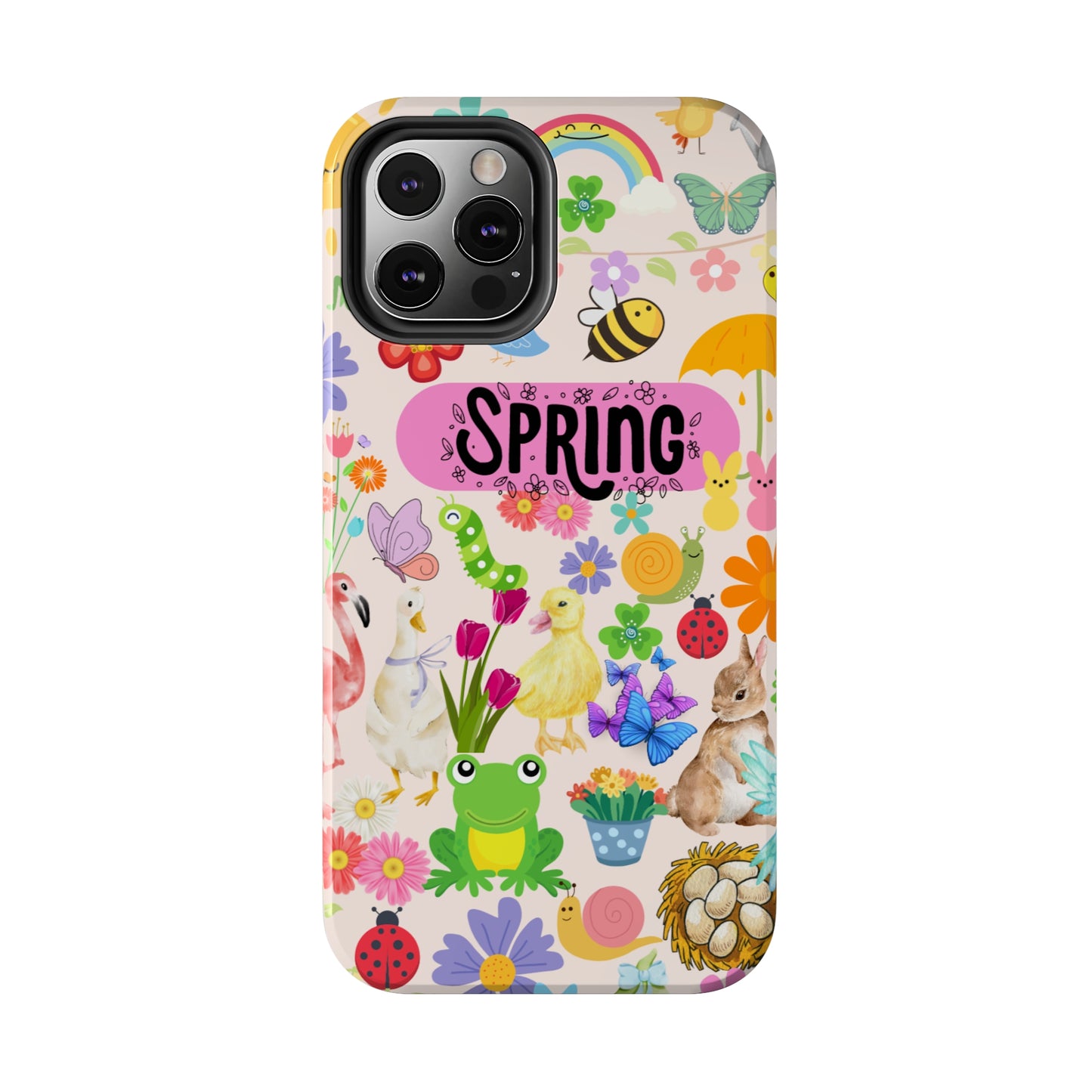 Spring Collage Phone Case, Aesthetic Spring Day Phone Case