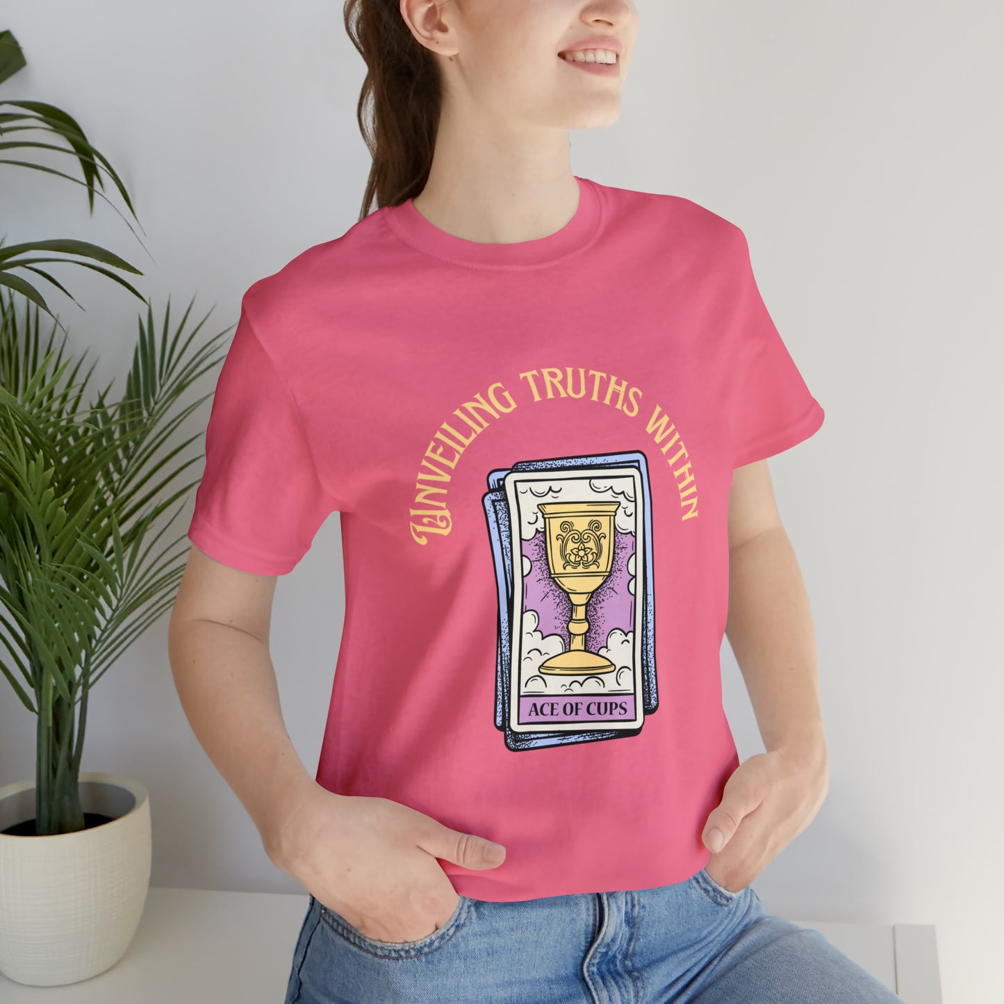 Unveiling Truths Within Tarot Card T-Shirt, Ace of Cups T-Shirt, Witchy Woman Tarot Card Shirt, Divination T-Shirt, Wicca Shirt Wiccan Shirt