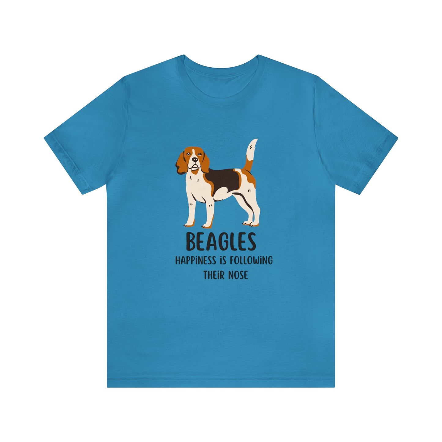 Beagle T-Shirt, Beagles Happiness Is Following Their Nose Shirt, Funny Dog T-Shirt, Beagle Dog Mom Shirt, Gift For Beagle Owner