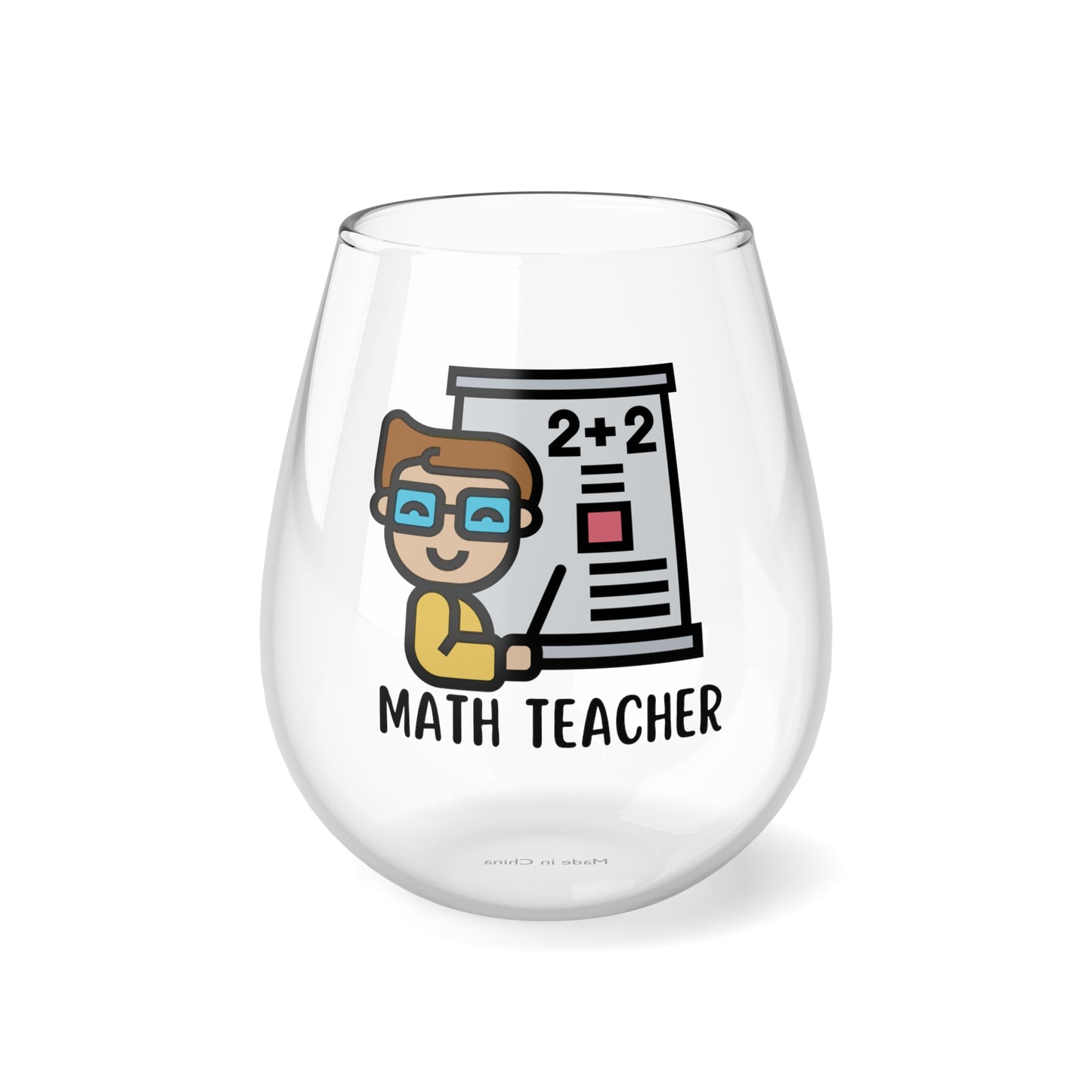 Math Teacher Wine Glass, Math Teacher Gifts, Gift For Math Teacher Mathematics, Math Teacher Thank You Gift, Math Teacher Retirement Gift