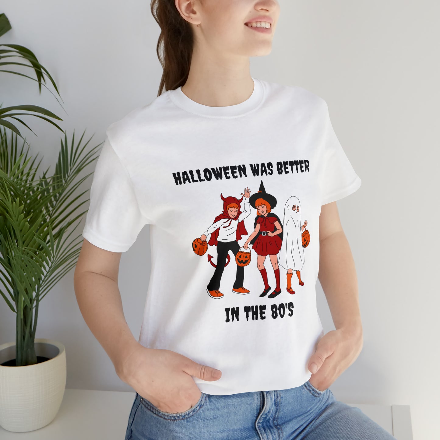 Retro 80s Halloween Shirt, Vintage Halloween T-Shirt, Fall Shirt, Retro Halloween Shirt, 80's Halloween T-Shirt, 80s Vintage Trick or Treat Shirt