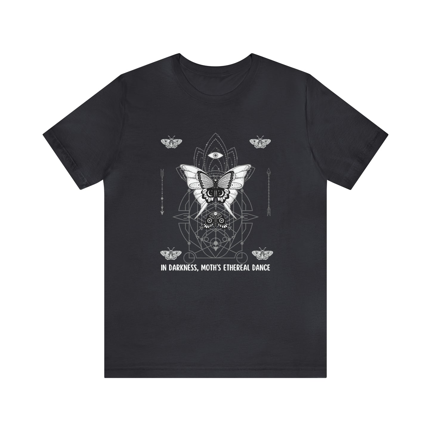 Luna Moth T-Shirt, Moth with All Seeing Eye Shirt, Witchy T-Shirt, Celestial Shirt, Night Moon Shirt, Luna Moth Shirt Unisex