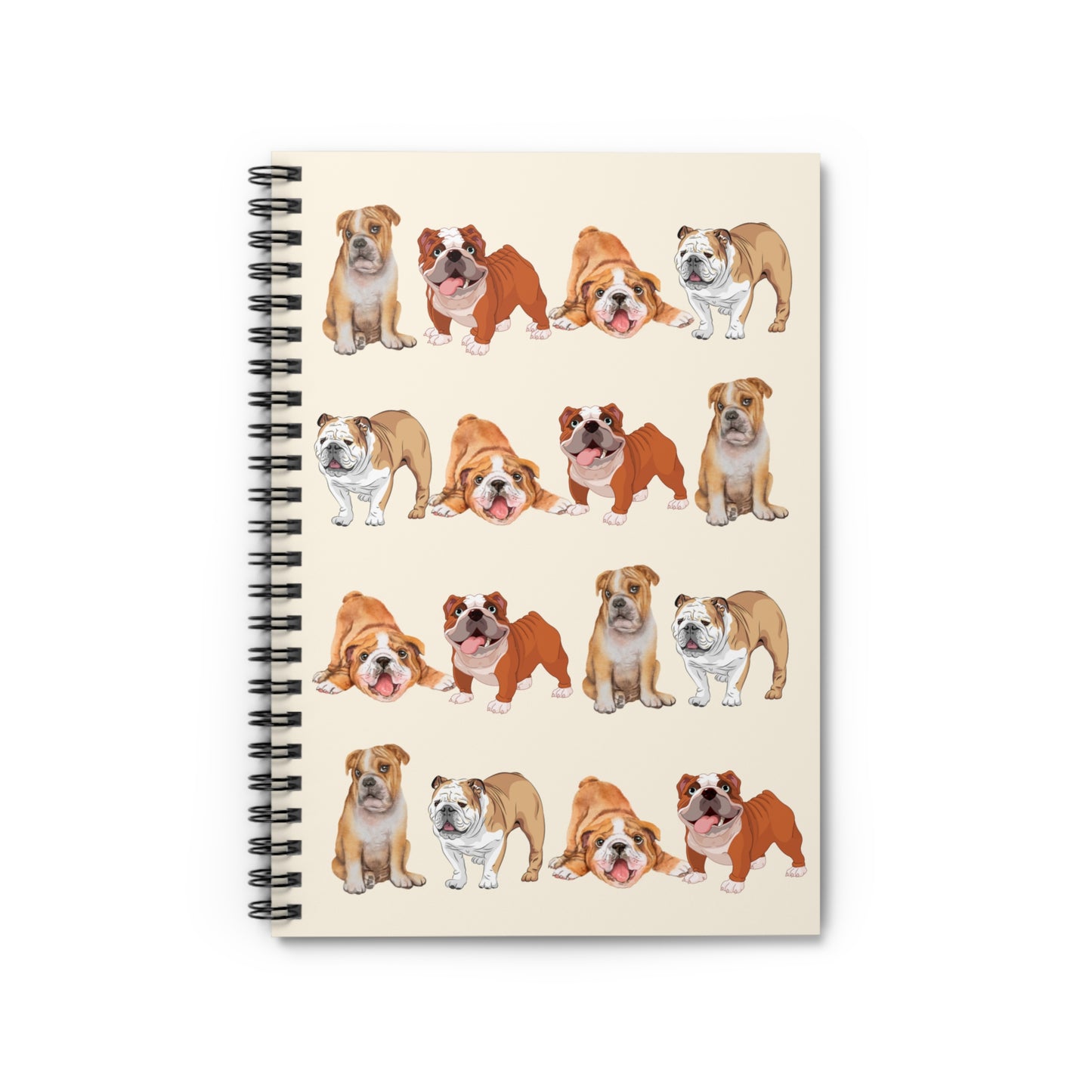 English Bulldog Notebook, English Bulldog Gifts, Dog Note Book, English Bulldog Notepad, English Bulldog Stationery, English Bulldog Mom