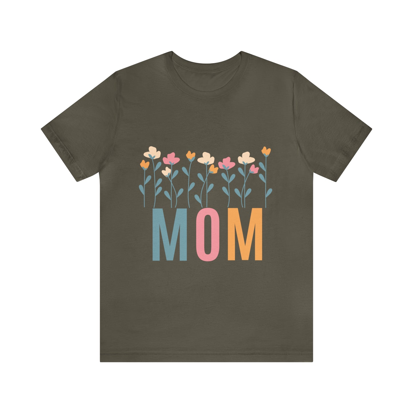 Mom T-shirt, Wild Flowers Mom Shirt, Boho Mom Tee, Mom T-shirt, Mothers Day Gift For Mom, Mom's Birthday Gift, Hippie Hippies Mommy Shirt