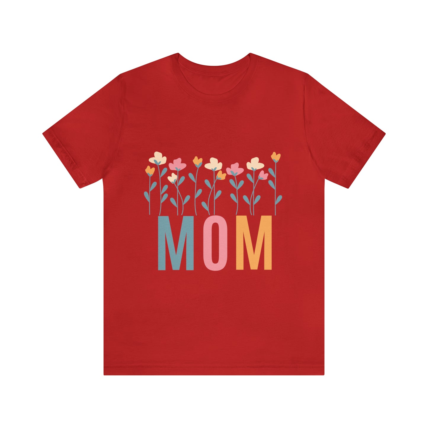 Mom T-shirt, Wild Flowers Mom Shirt, Boho Mom Tee, Mom T-shirt, Mothers Day Gift For Mom, Mom's Birthday Gift, Hippie Hippies Mommy Shirt